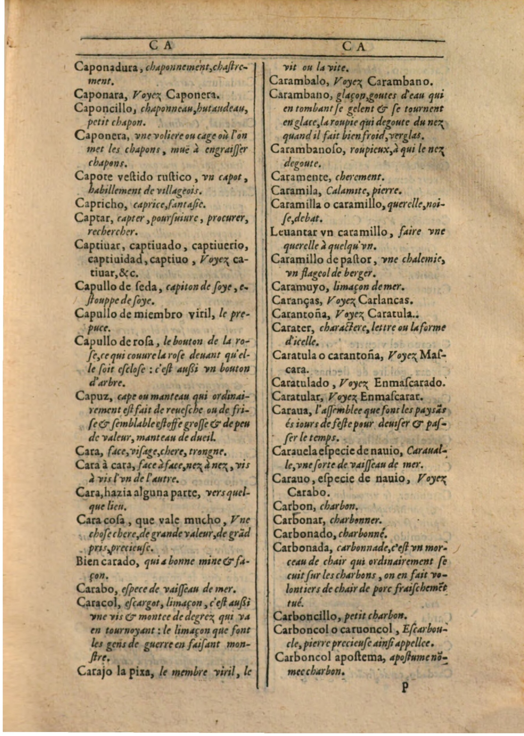 1607 - Marc Orry - Trésor des deux langues espagnole et française (Première partie) - BSB Munich 1607 - Marc Orry - Trésor des deux langues espagnole et française (Première partie) - BSB Munich