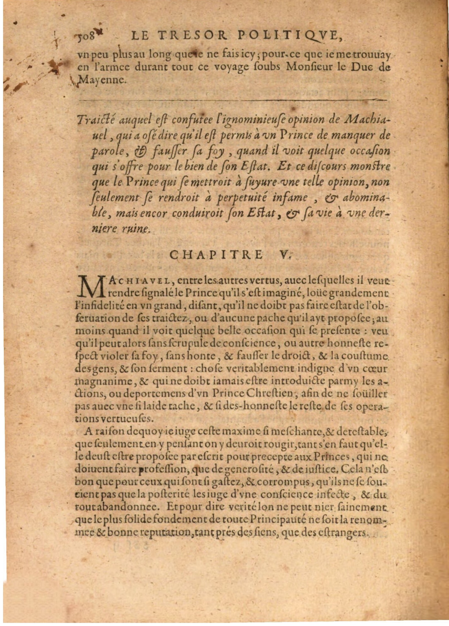 1608 - Nicolas Du Fossé - Trésor politique - BSB Munich 1608 - Nicolas Du Fossé - Trésor politique - BSB Munich