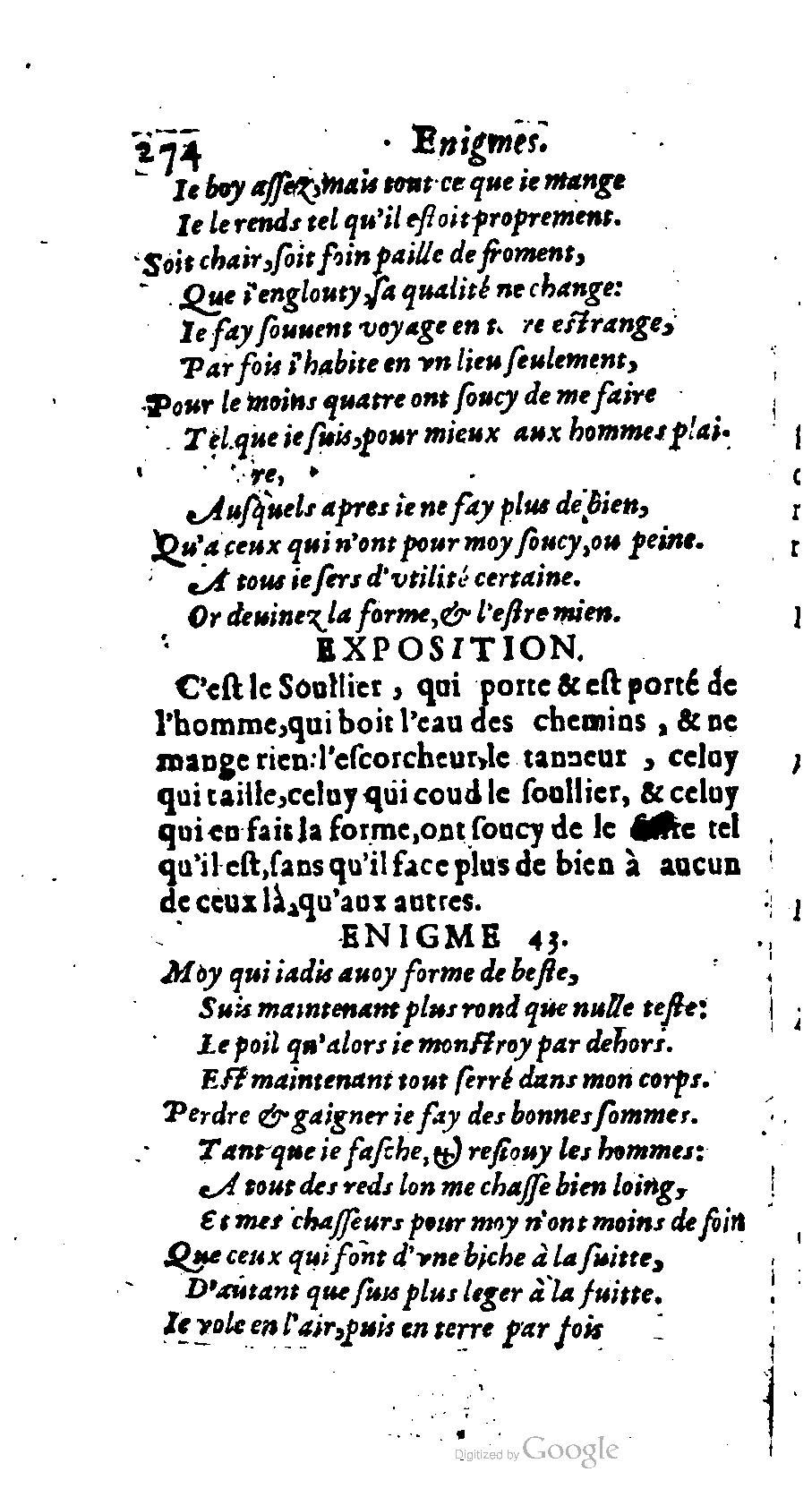 1611 - Romain de Beauvais - Trésor des récréations - BM Lyon