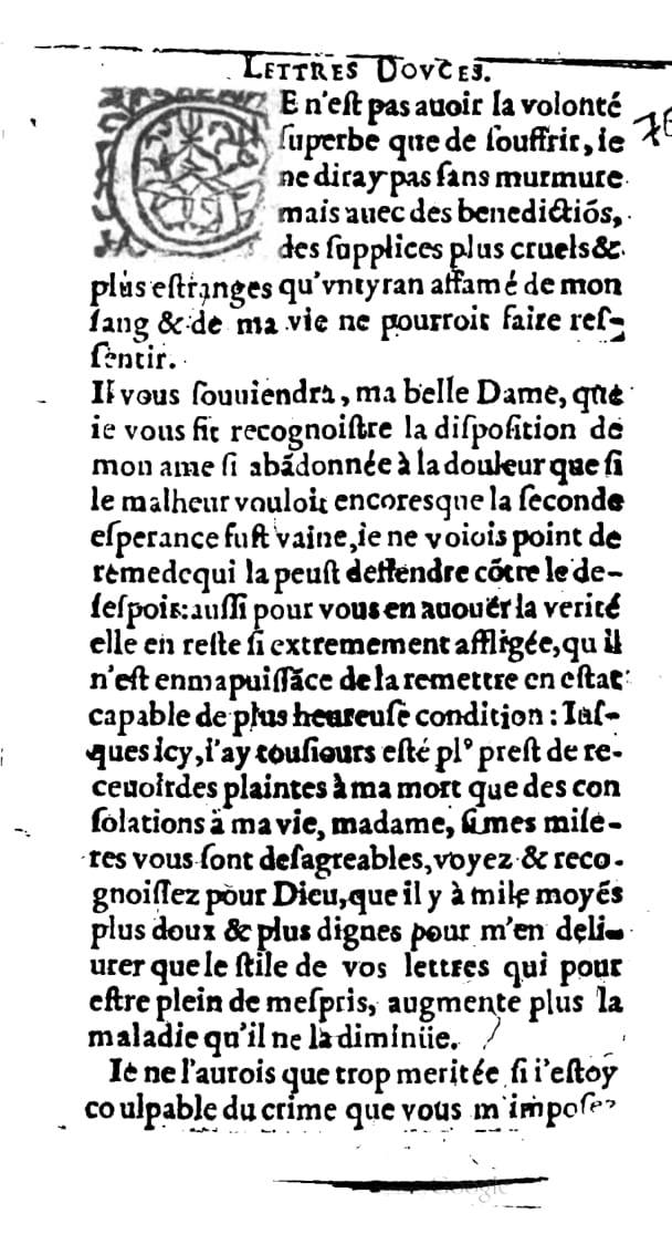1624 - Nicolas Oudot - Trésor des lettres douces et amoureuses - BNC Florence