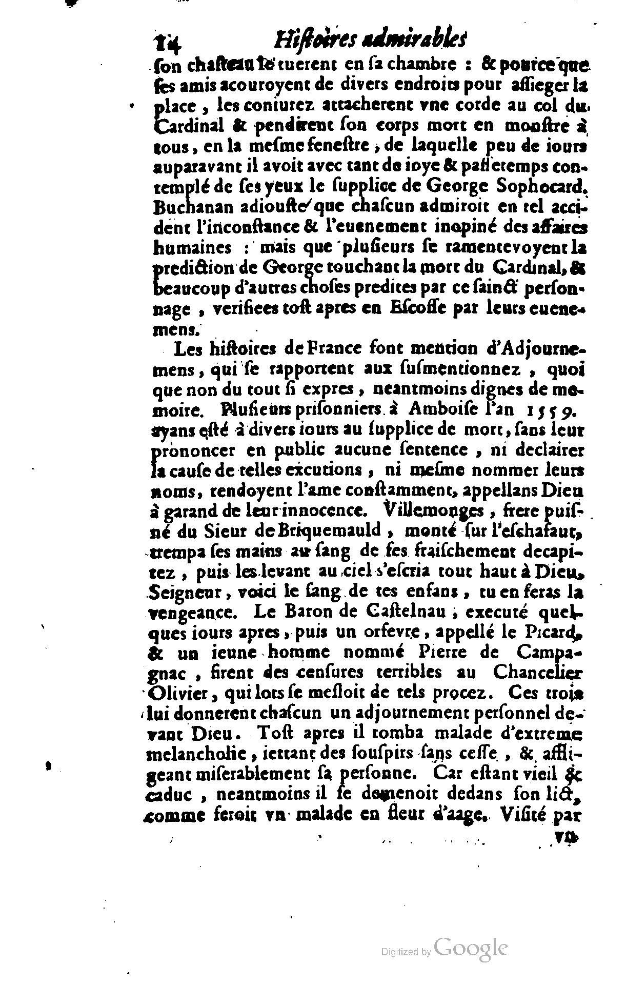 1628 - Jacques Crespin - Trésor d’histoires admirables et mémorables - BSB Munich