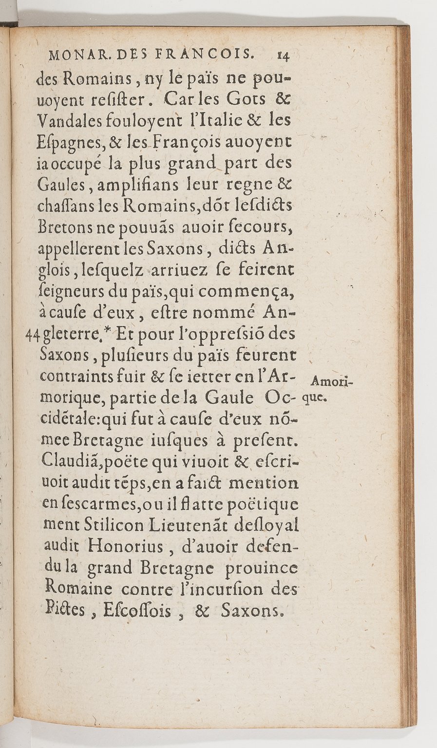 1583 - Galiot Corrozet - Trésor des histoires de France - BnF