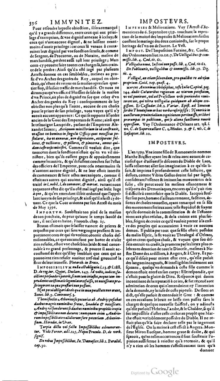 1629 - Veuve Nicolas Buon - Trésor du droit français (21754 T. 2) - BM Lyon