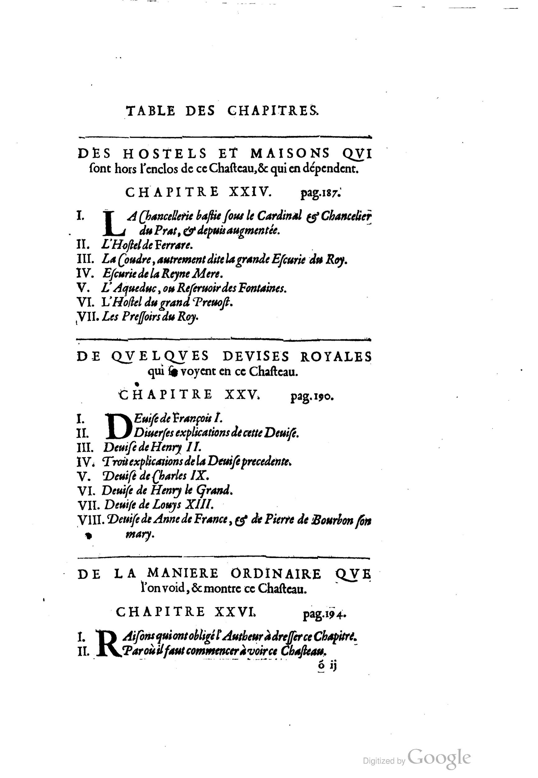 1642 - Sébastien Cramoisy - Trésor des merveilles de la maison royale de Fontainebleau - BM Lyon 1642 - Sébastien Cramoisy - Trésor des merveilles de la maison royale de Fontainebleau - BM Lyon