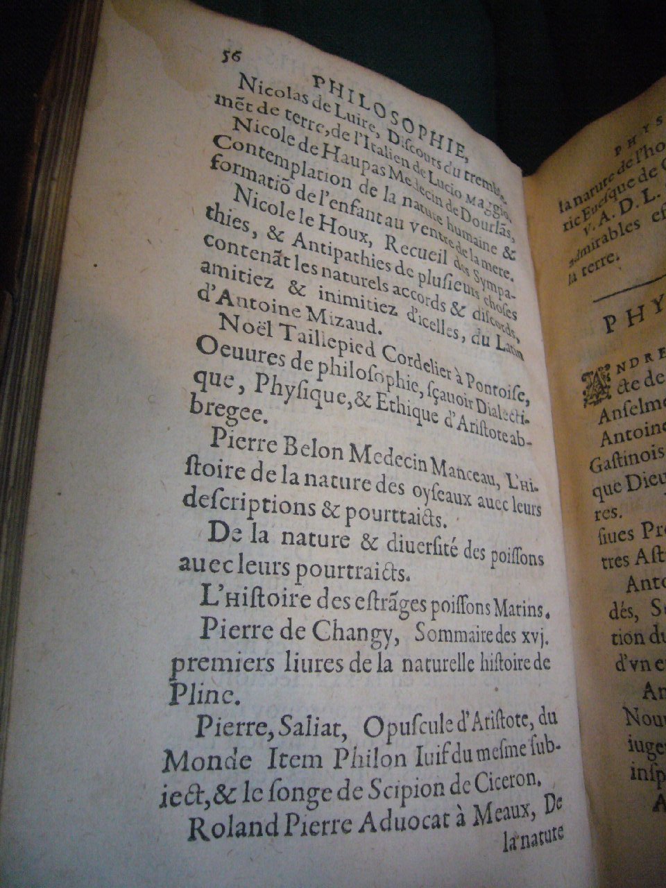 1602 - François Jacquin - Trésor des bons esprits français - BnF Arsenal