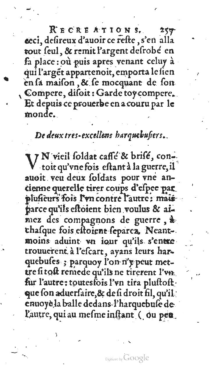 1627 - Jean Delamare - Trésor des récréations - BSB Munich