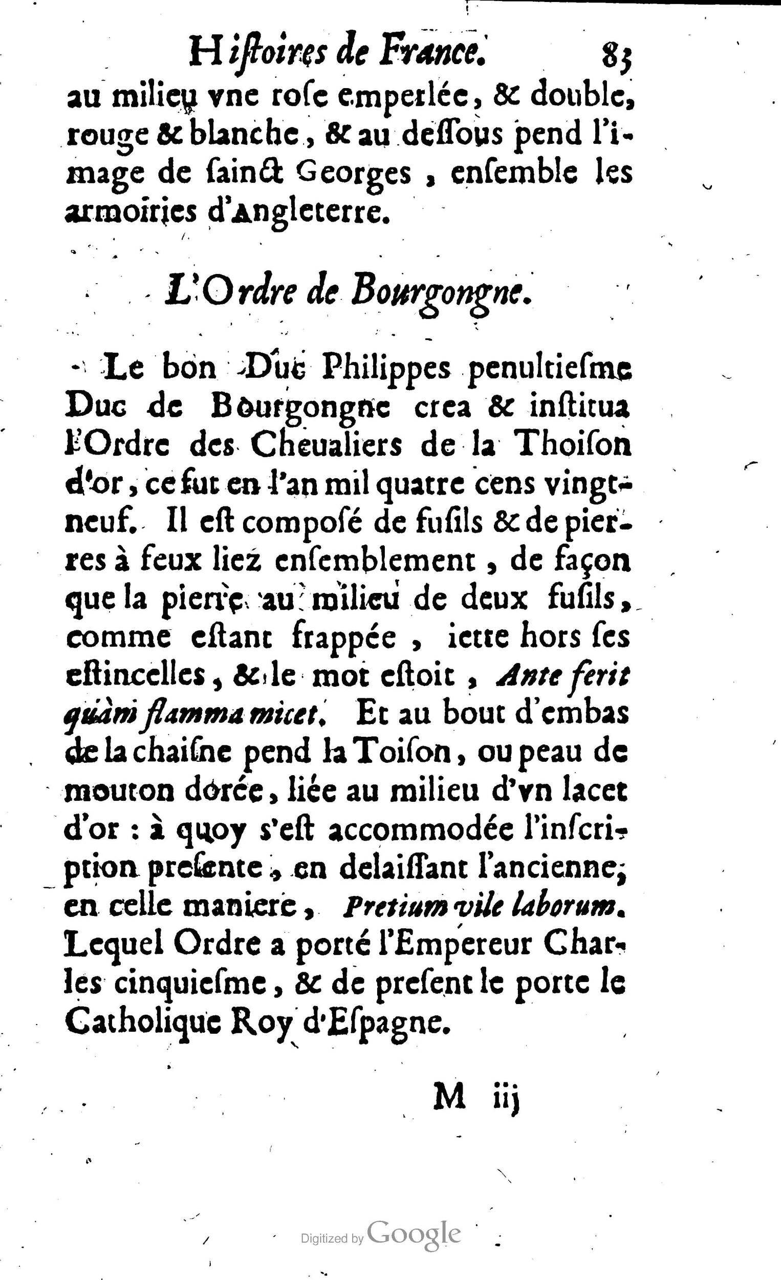 1638 - Jean Corrozet - Trésor des histoires de France - BM Lyon