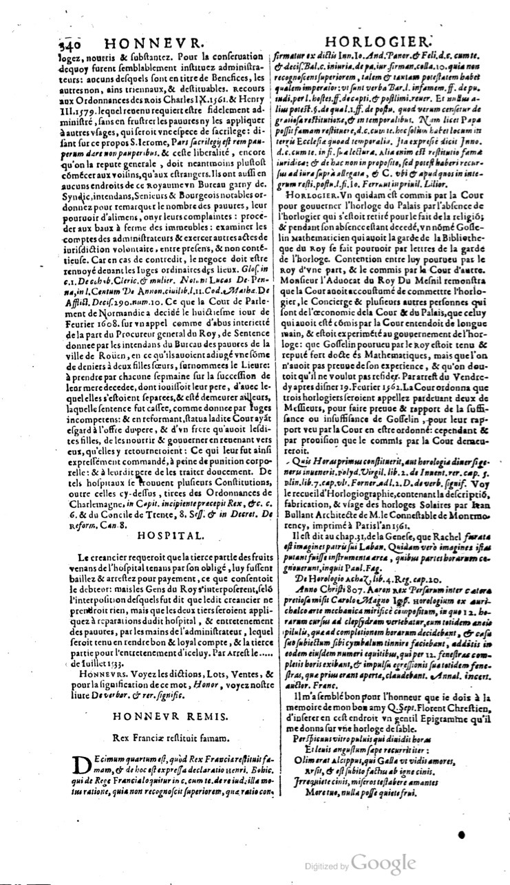 1629 - Veuve Nicolas Buon - Trésor du droit français (21754 T. 2) - BM Lyon
