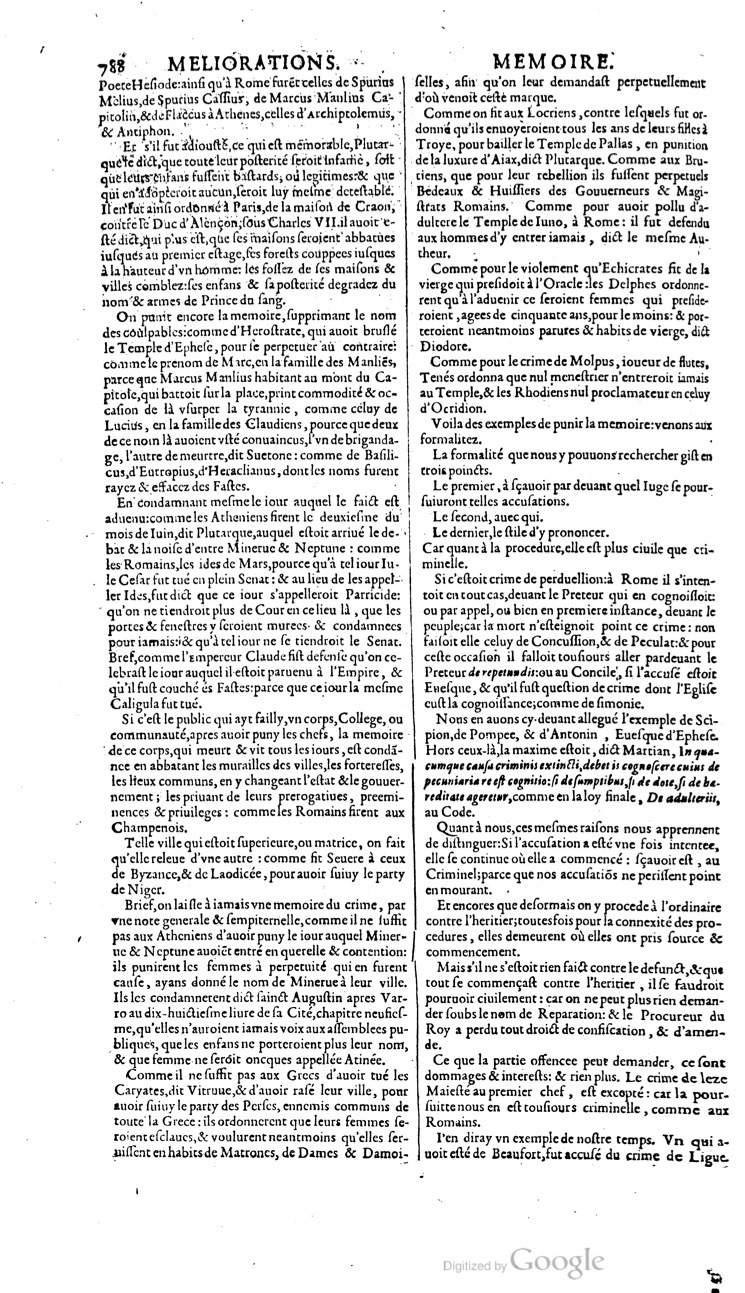 1629 - Veuve Nicolas Buon - Trésor du droit français (21754 T. 2) - BM Lyon