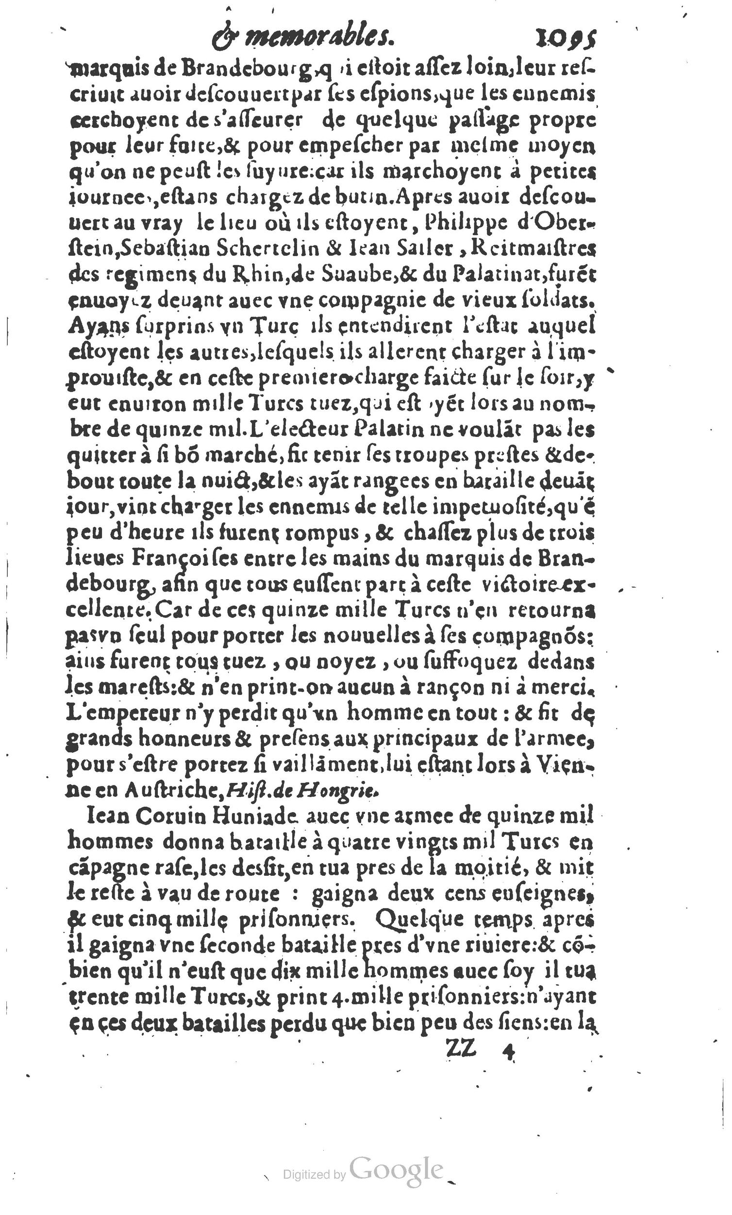 1610 - Paul Marceau - Trésor d’histoires admirables et mémorables - Princeton