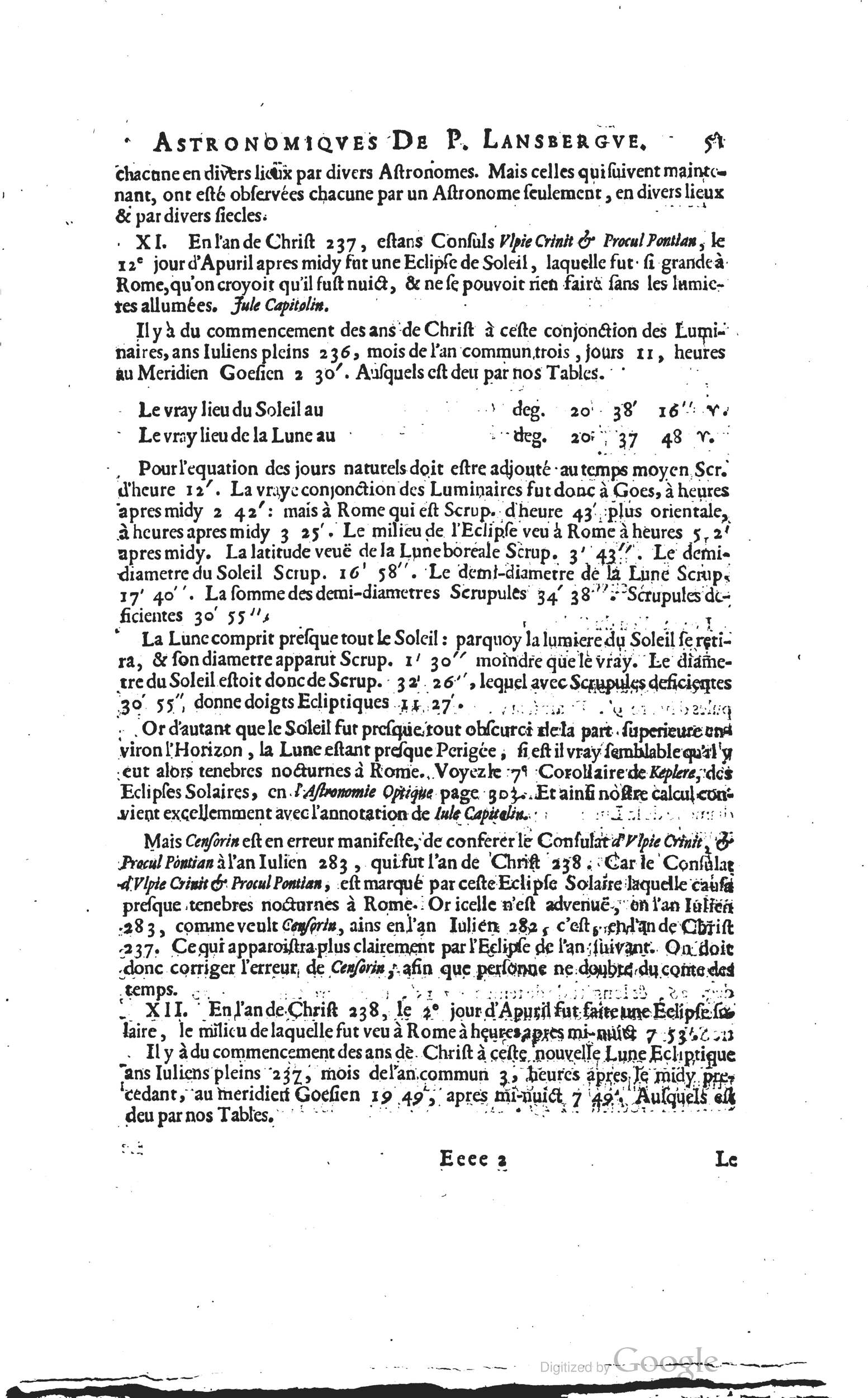 1634 - Zacharie Roman - Les Tables perpétuelles - Universiteit Leiden
