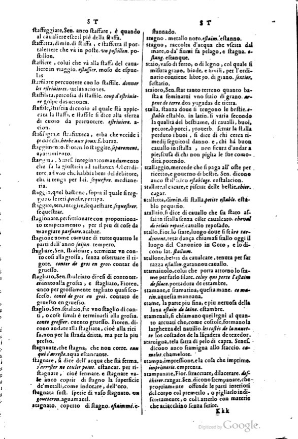 1617 - Samuel Crespin - Trésor des trois langues espagnole, française et italienne (3 parties) - Ohio
