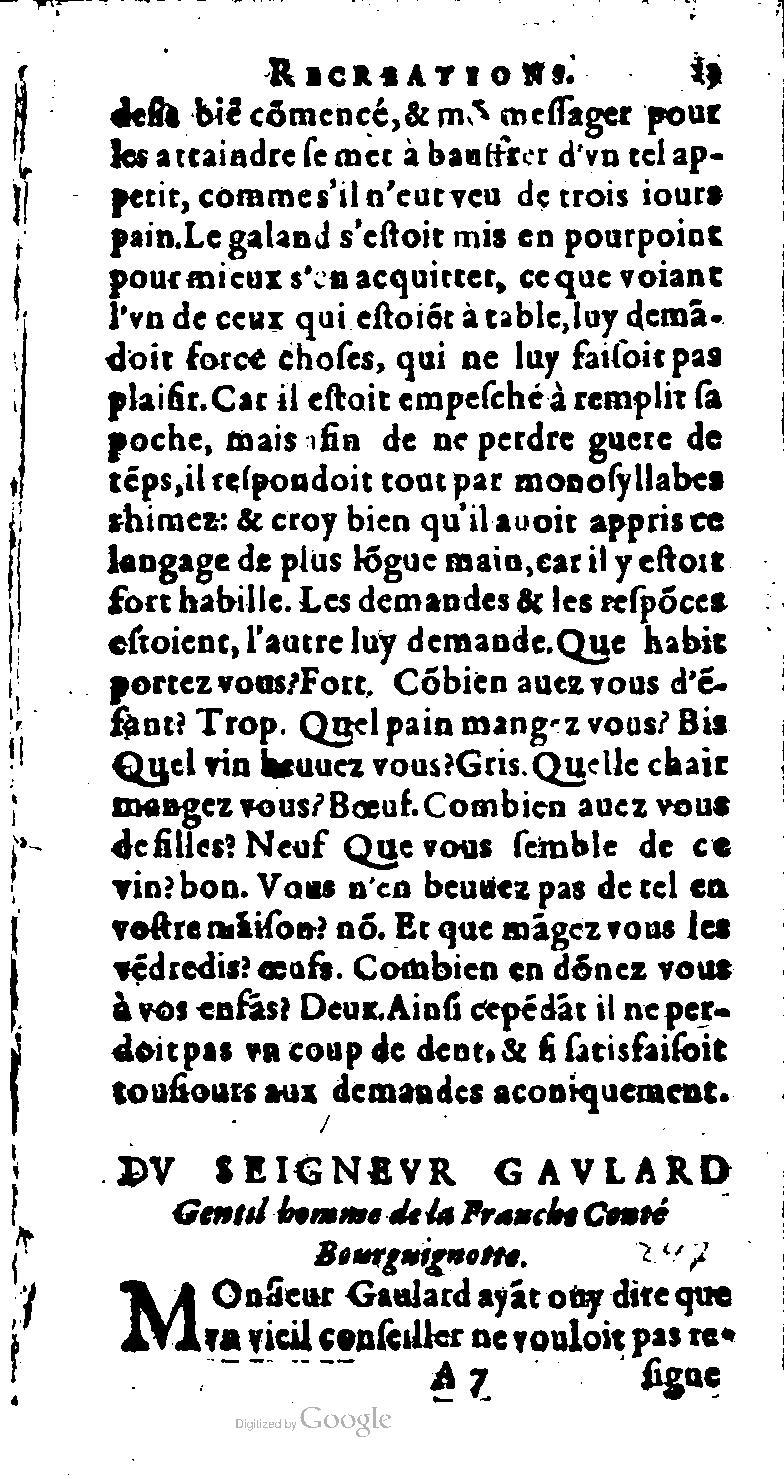 1616 - Balthazar Bellère - Trésor des récréations - NK ČR Prague