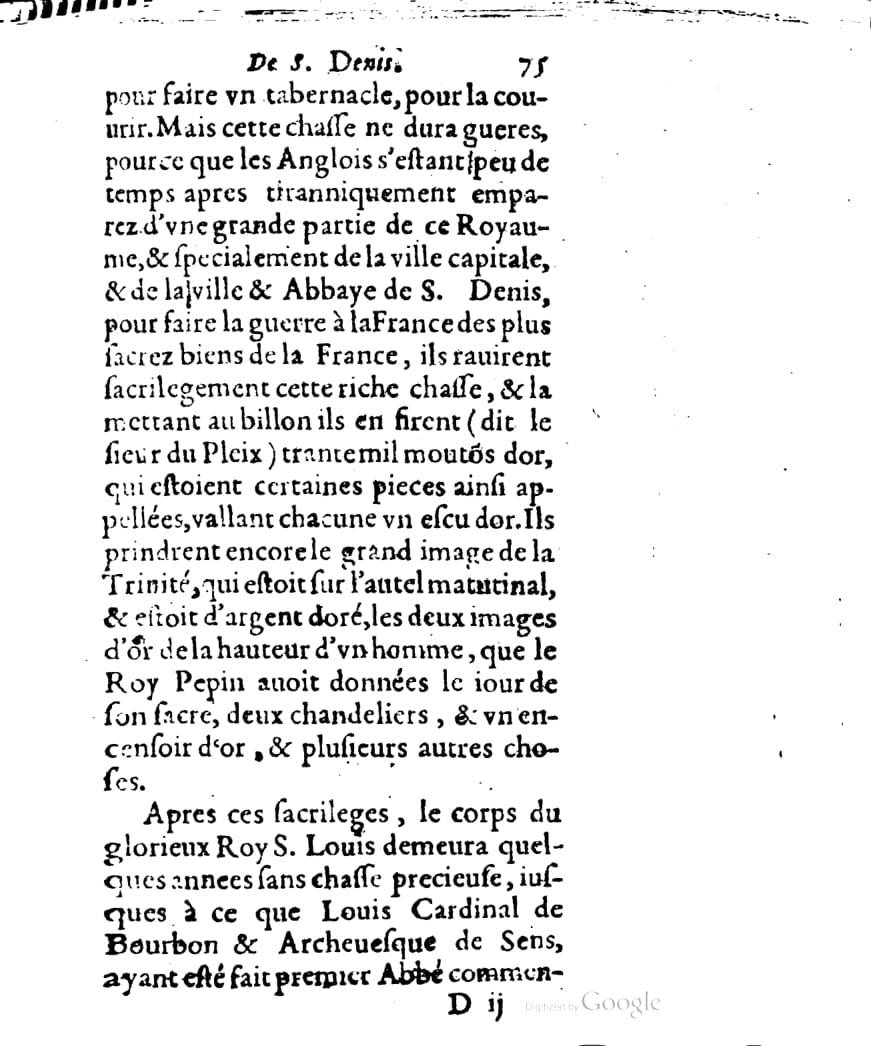 1636 - Jean Billaine - Trésor sacré ou inventaire des saintes reliques - British Library