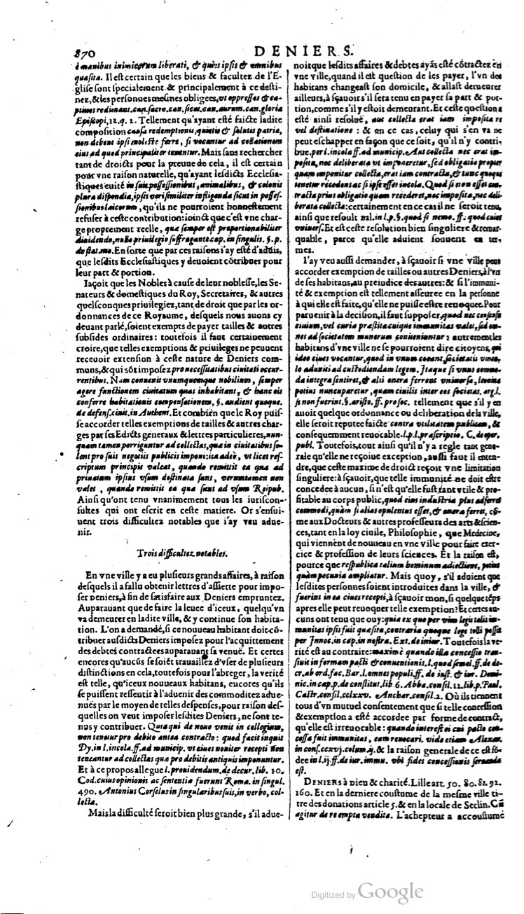 1629 - Veuve Nicolas Buon - Trésor du droit français (21754 T. 1) - BM Lyon 1629 - Veuve Nicolas Buon - Trésor du droit français (21754 T. 1) - BM Lyon
