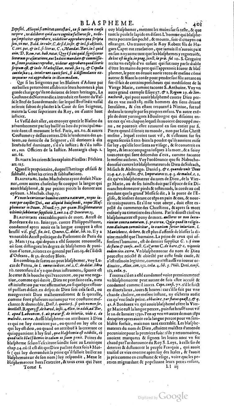 1629 - Veuve Nicolas Buon - Trésor du droit français (21754 T. 1) - BM Lyon
