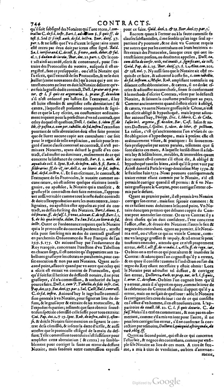 1629 - Veuve Nicolas Buon - Trésor du droit français (21754 T. 1) - BM Lyon