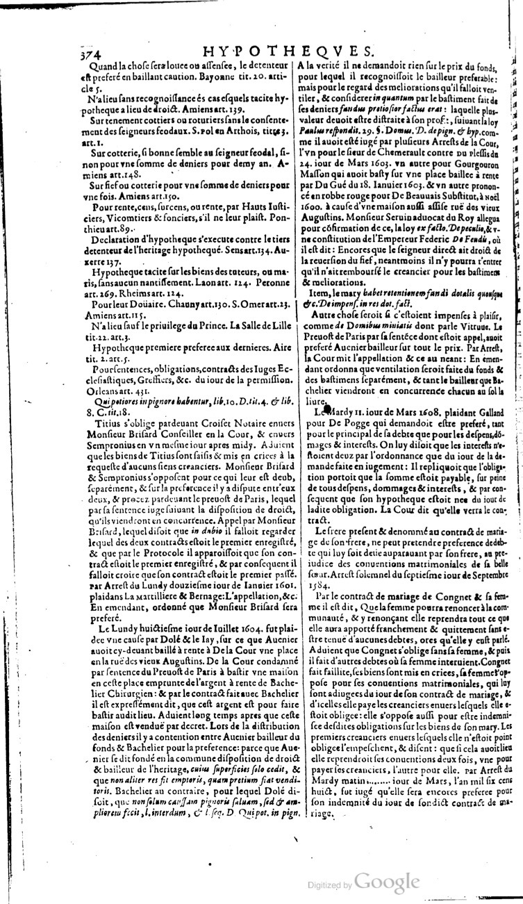 1629 - Veuve Nicolas Buon - Trésor du droit français (21754 T. 2) - BM Lyon 1629 - Veuve Nicolas Buon - Trésor du droit français (21754 T. 2) - BM Lyon