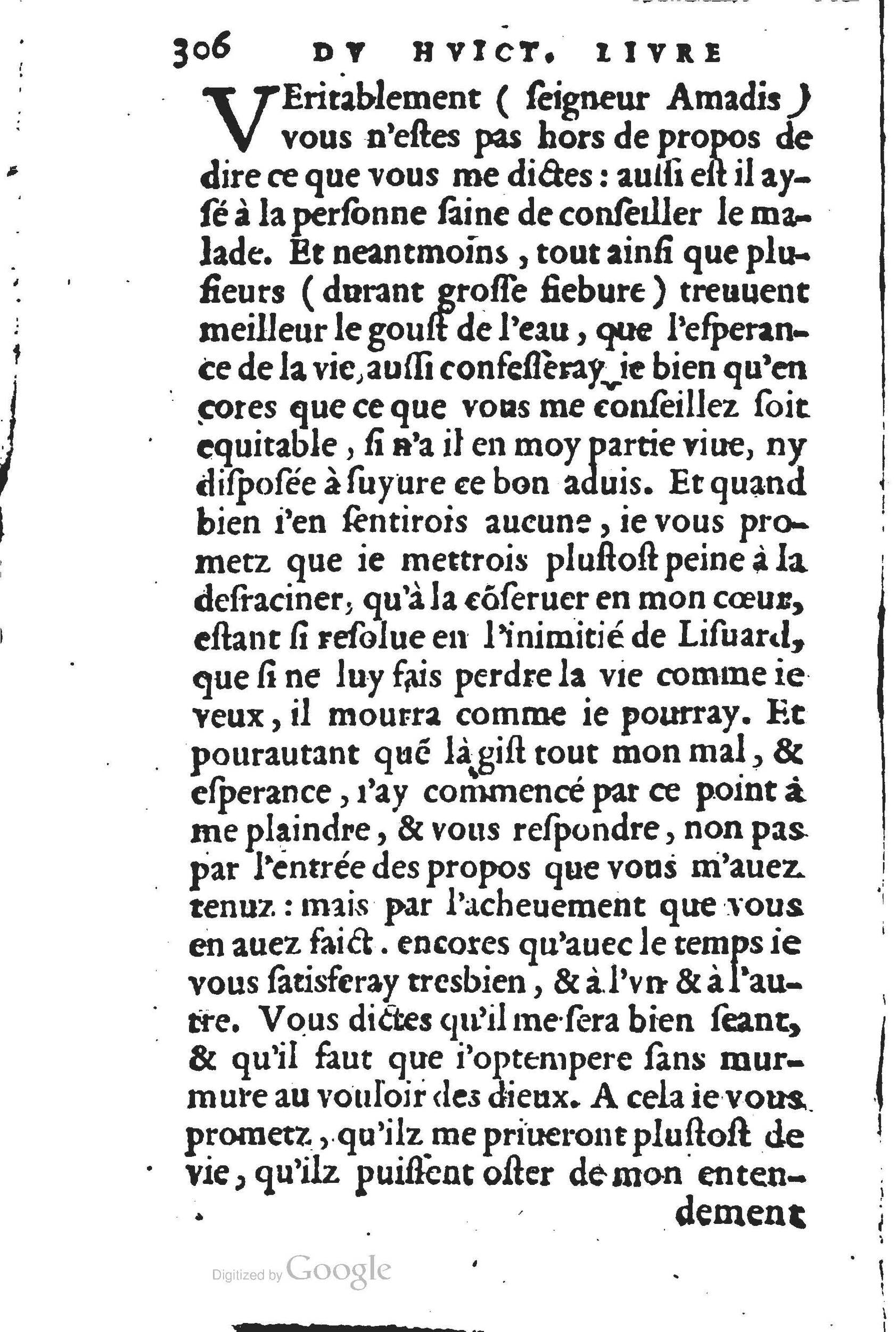 1560 - Jean d’Ogerolles et Gabriel Cotier Lyon - Trésor des Amadis - BSB Munich