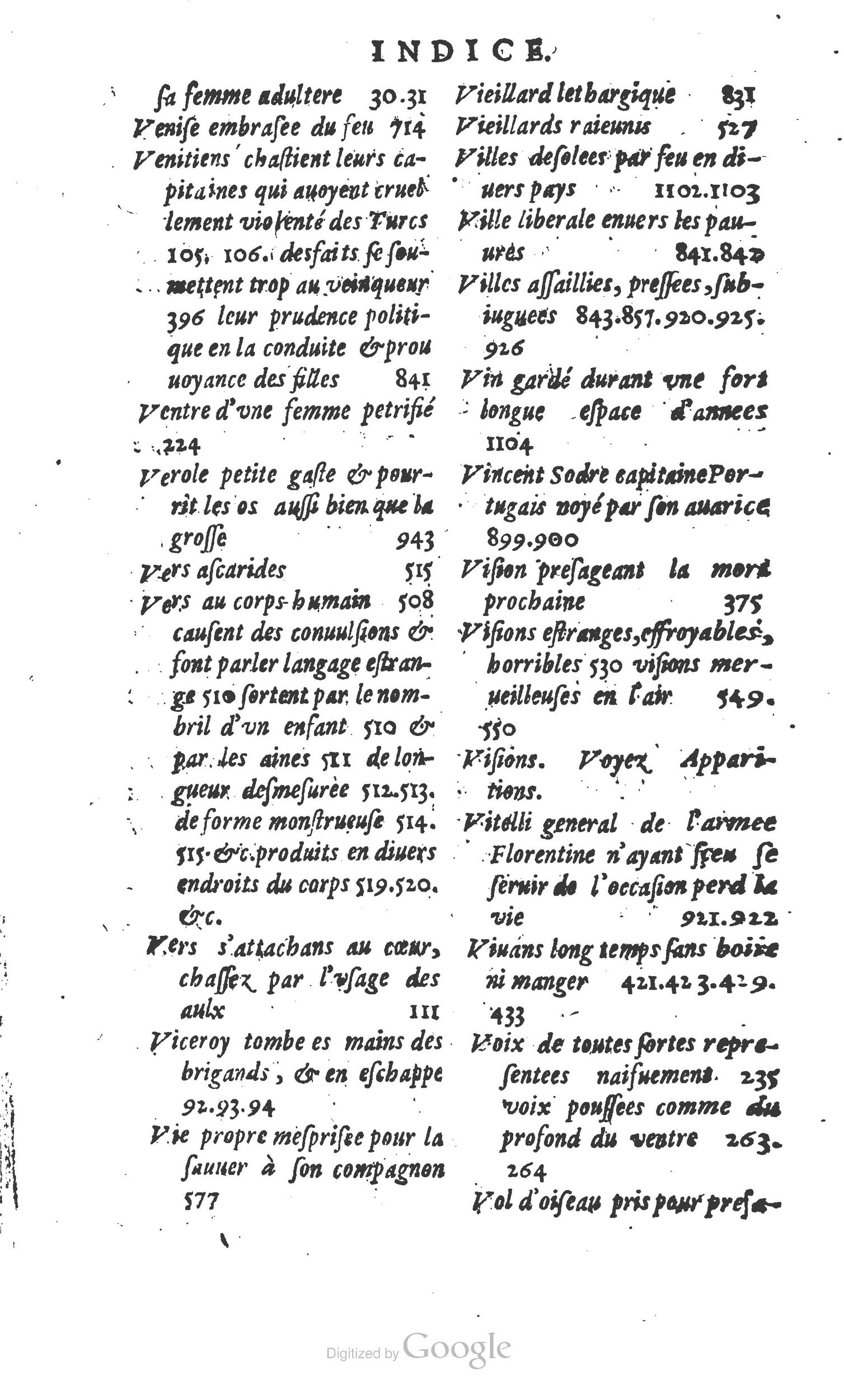 1610 - Paul Marceau - Trésor d’histoires admirables et mémorables - Princeton