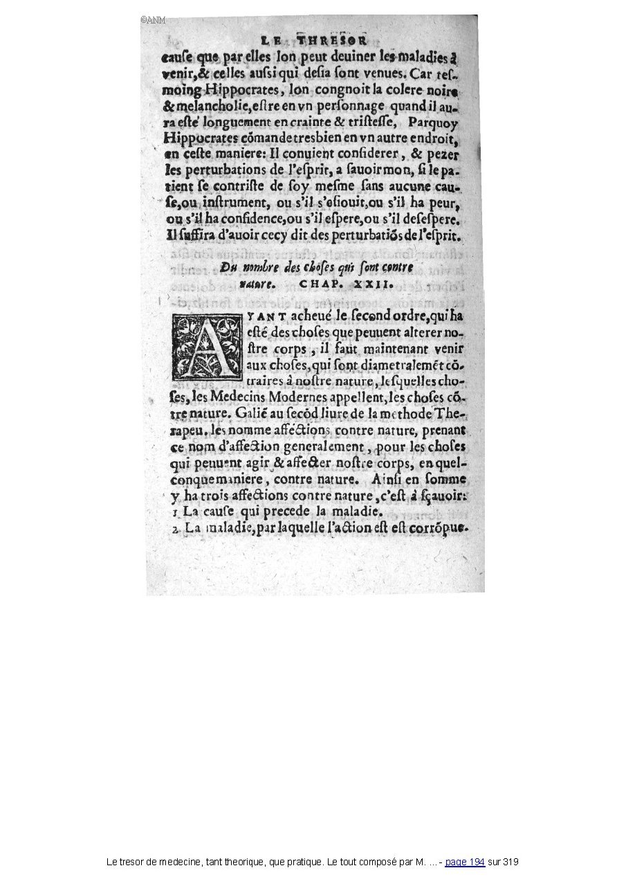 1560 - Pierre et Jan Moine - Trésor de médecine - Université Paris Cité