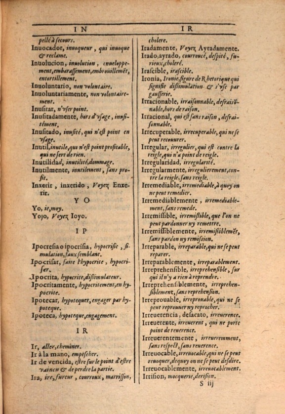 1607 - Marc Orry - Trésor des deux langues espagnole et française (Première et Seconde parties) - ÖNB Wien