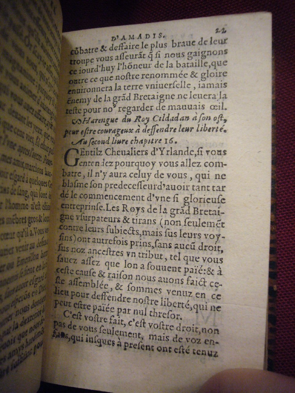 1564 - Vincent Norment et Jeanne Bruneau - Trésor des Amadis - BnF