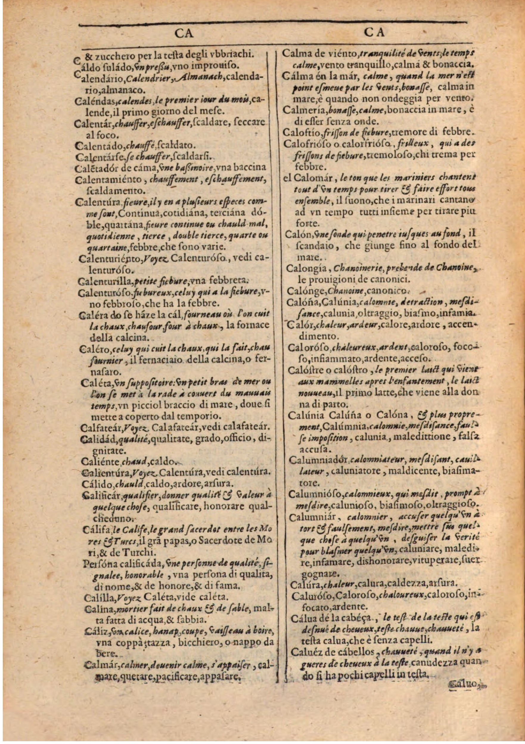 1609 - Philippe Albert et Alexandre Pernet - Trésor des trois langues française, italienne et espagnole (Première partie) - BSB Munich 1609 - Philippe Albert et Alexandre Pernet - Trésor des trois langues française, italienne et espagnole (Première partie) - BSB Munich