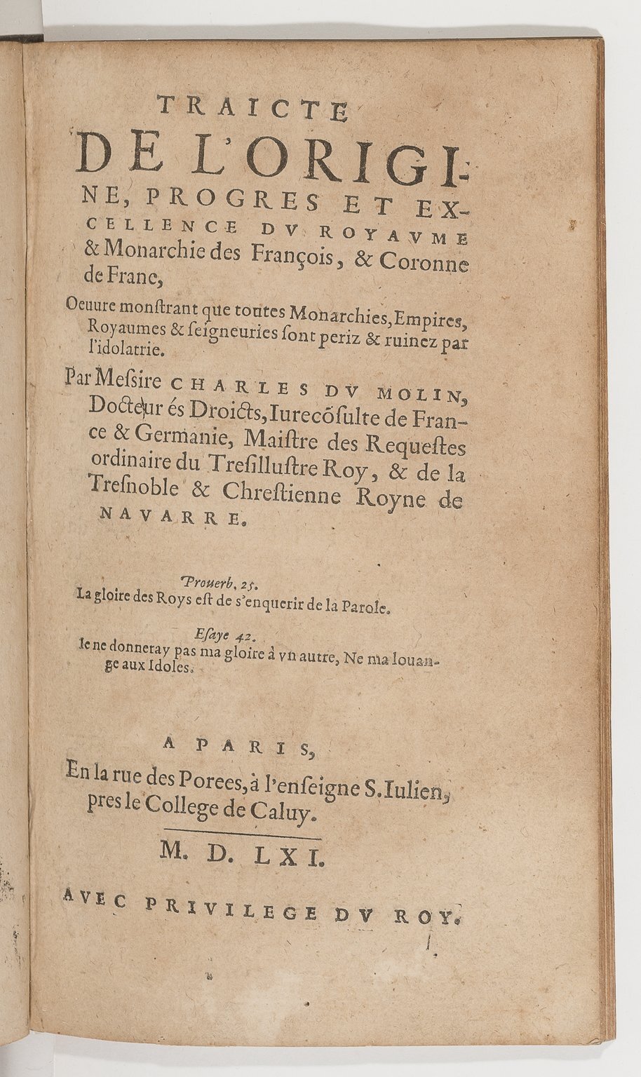 1583 - Galiot Corrozet - Trésor des histoires de France - BnF