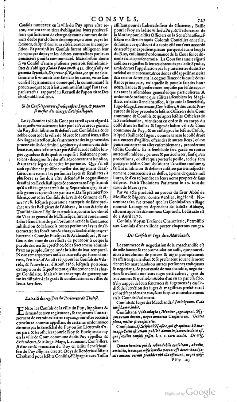 1629 - Veuve Nicolas Buon - Trésor du droit français (29620 T. 1) - BM Lyon