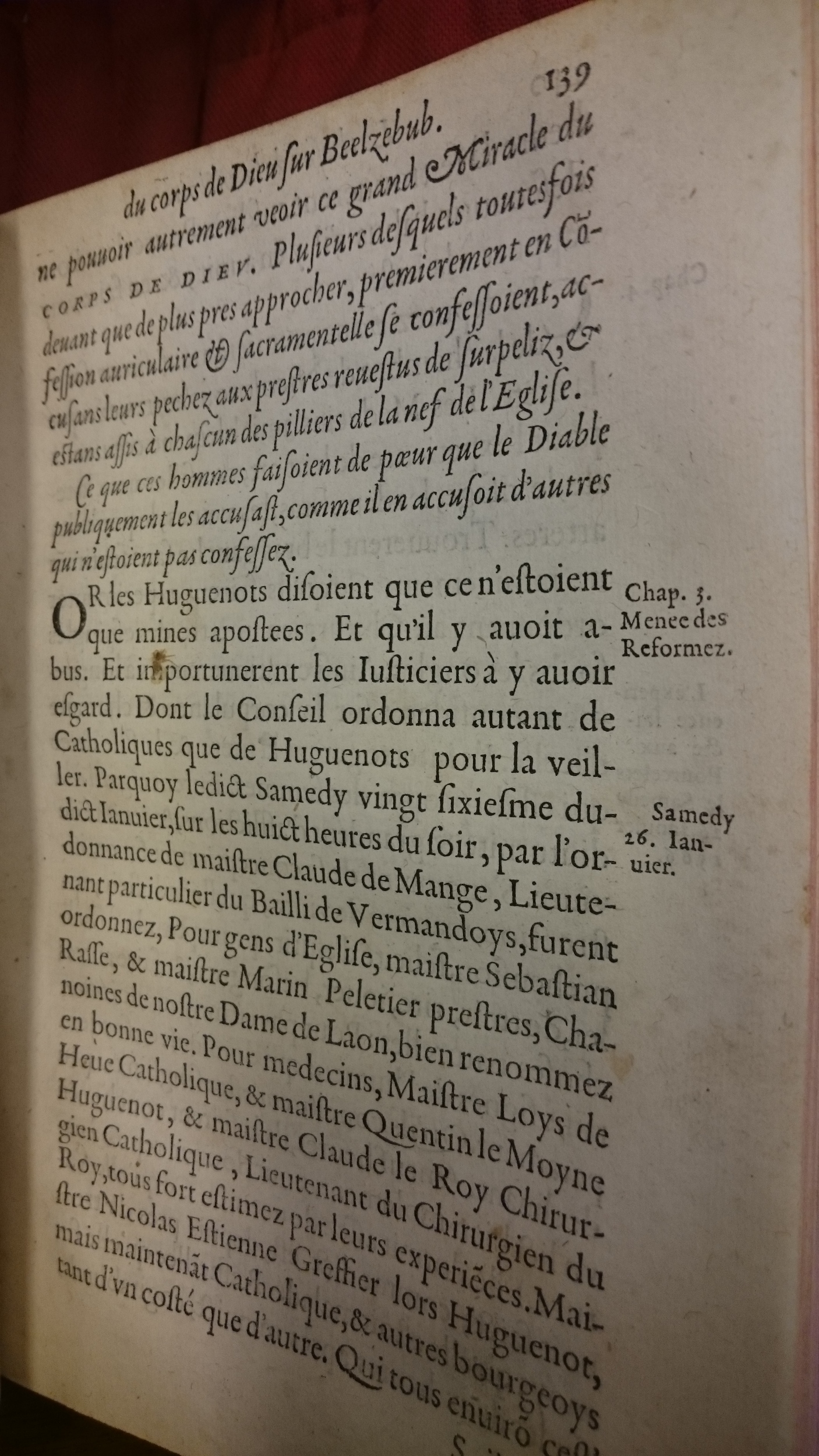 1578 - Nicolas Chesneau - Trésor et entière histoire de la triomphante victoire du corps de Dieu sur l’esprit malin - BM Lyon