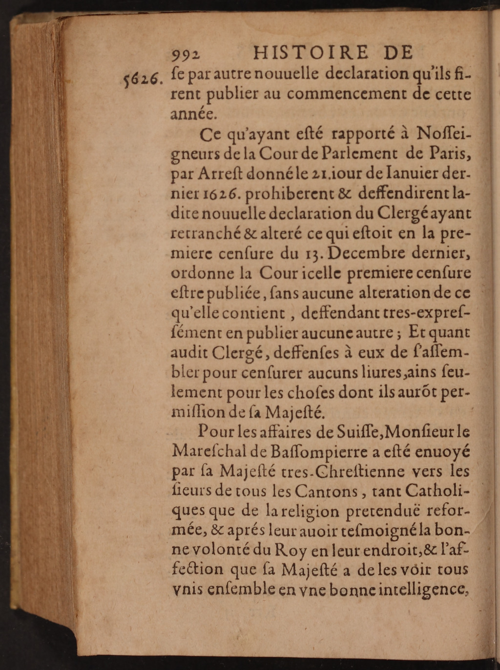 1626 - Joseph Bouillerot - Trésor de l’histoire générale de notre temps - BnF Arsenal