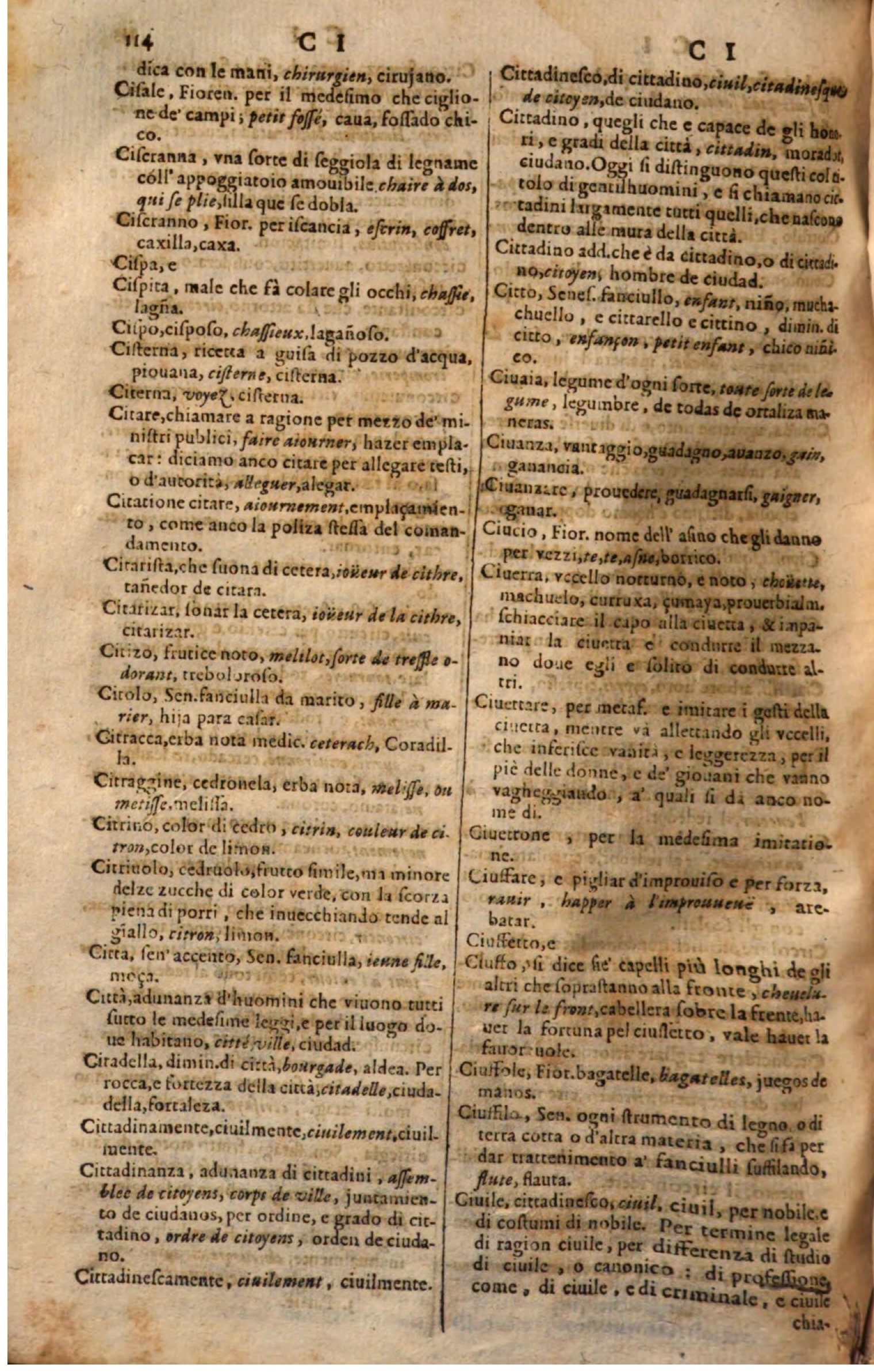 1644 - Jacques Crespin - Trésor des trois langues - Passau
