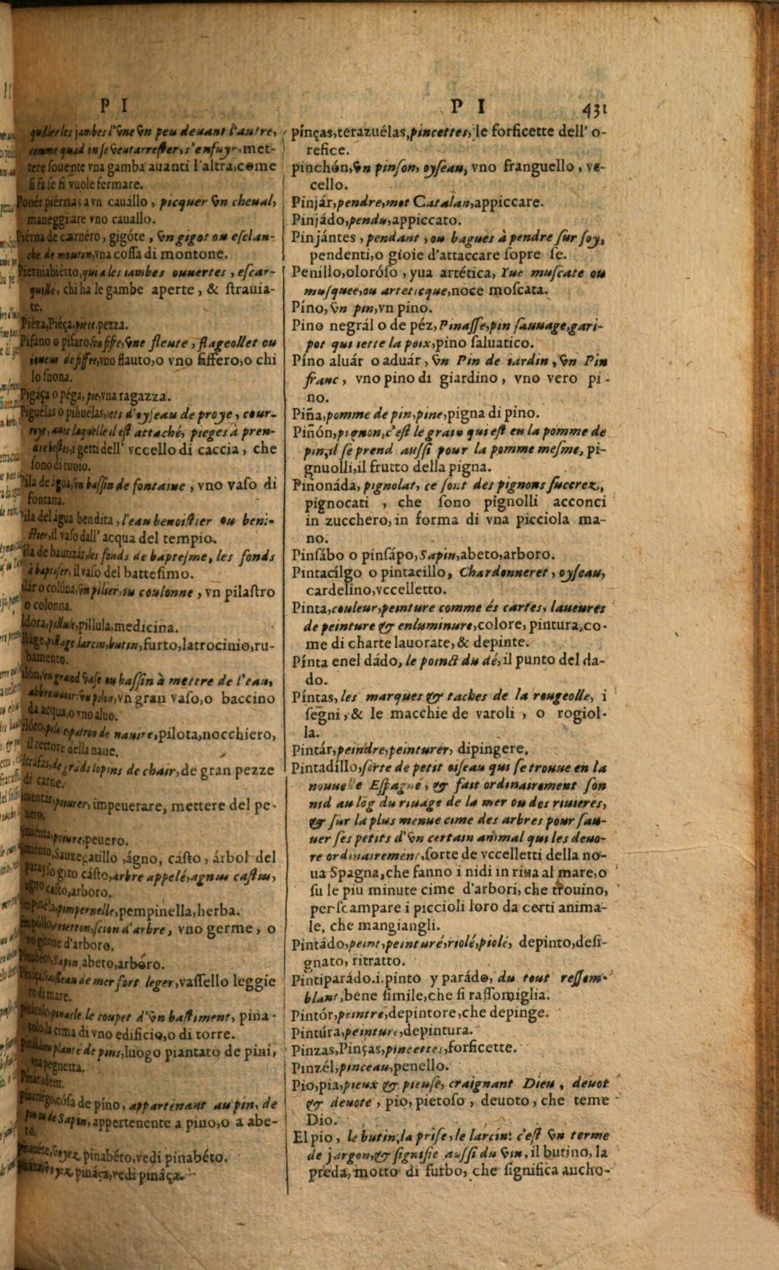 1617 Samuel Crespin - Trésor des trois langues française, italienne et espagnole - Berlin_Page_431.jpg