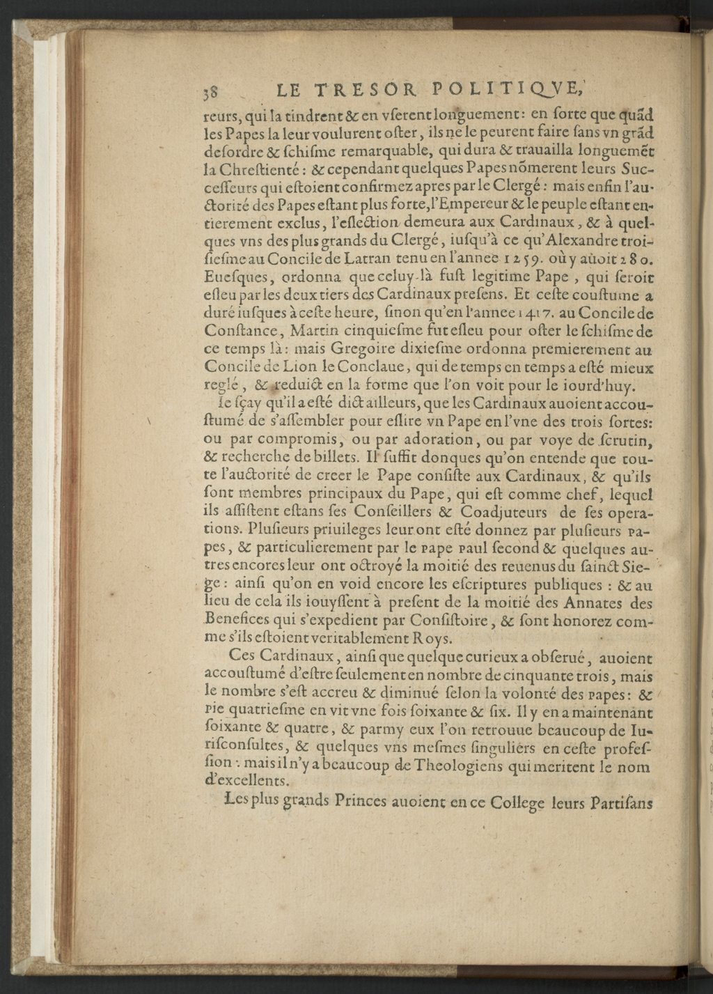 1608 - Nicolas Du Fossé - Trésor politique - BnF Tolbiac