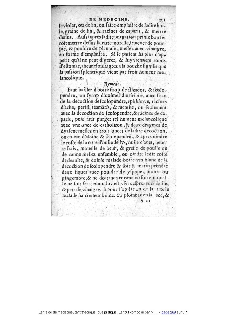 1560 - Pierre et Jan Moine - Trésor de médecine - Université Paris Cité