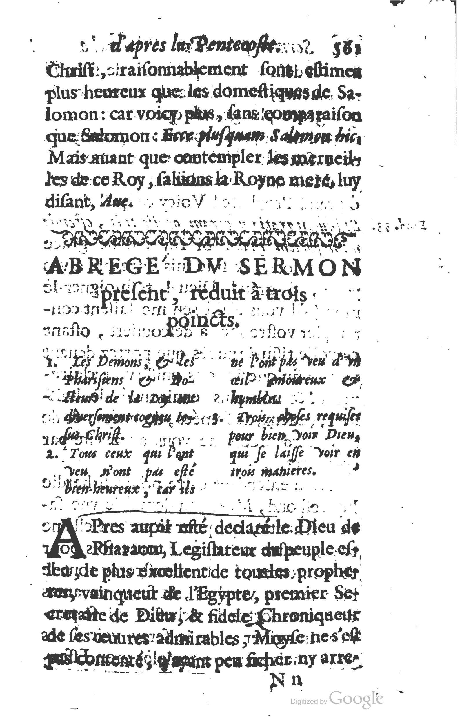 1629 - Manassés de Préaulx - Sermons ou Trésors de la piété chrétienne - BM Lyon