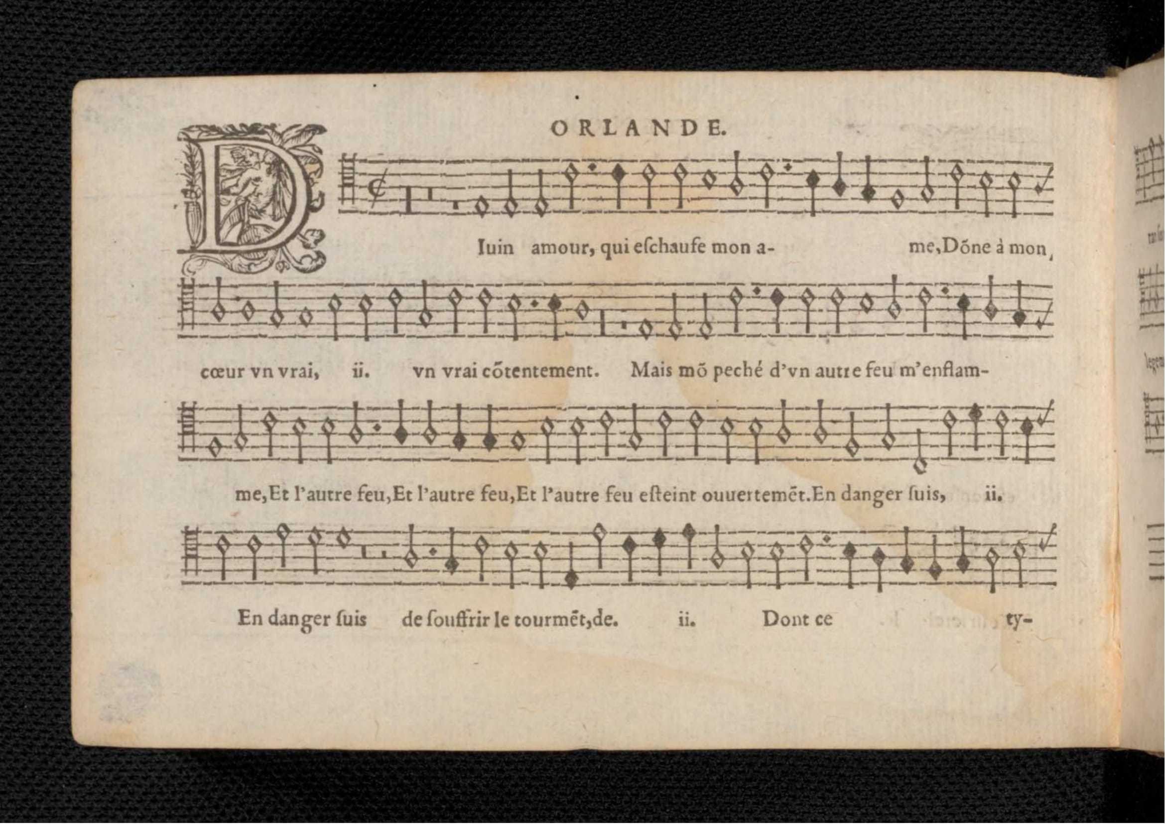 1576 - [Pierre de Saint-André] - Trésor de musique d’Orlande de Lassus Tenor - KBR Bruxelles