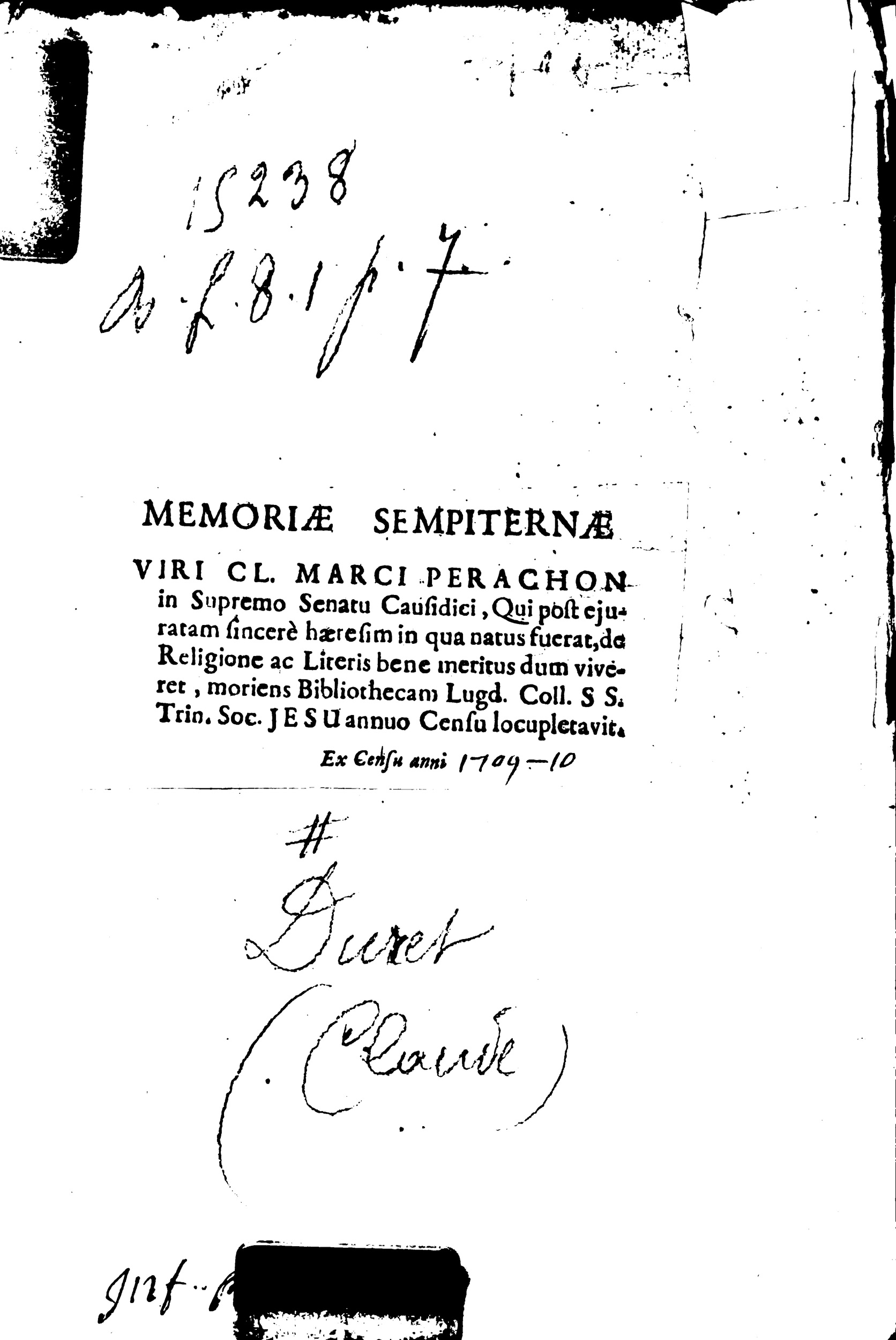 1608 - Nicolas Du Fossé - Trésor politique - BnF Tolbiac