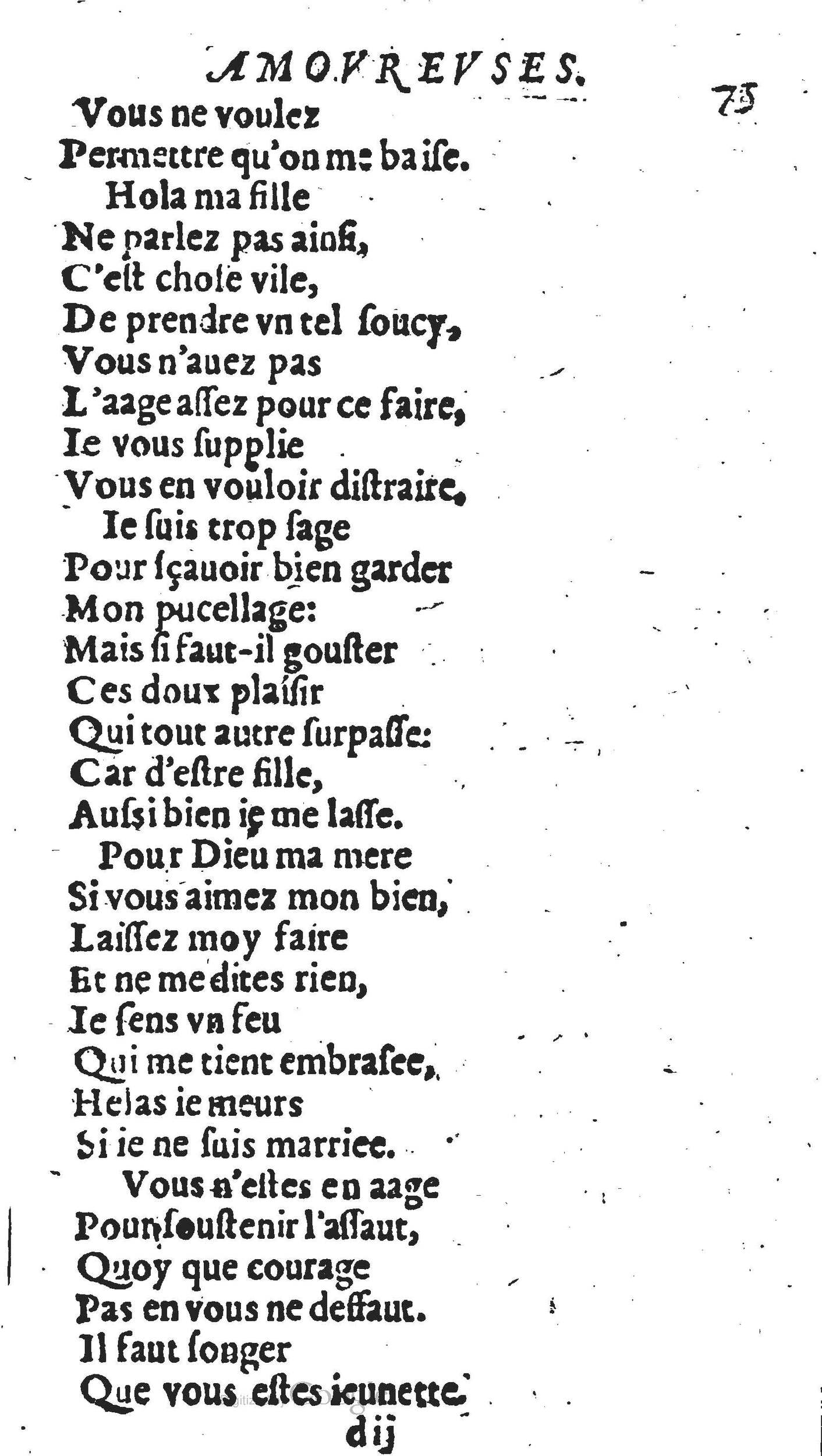 1606 - Théodore Reinsart - Trésor des chansons amoureuses recueillies des plus excellents airs de cour - Livre II - NK ČR Prague 1606 - Théodore Reinsart - Trésor des chansons amoureuses recueillies des plus excellents airs de cour - Livre II - NK ČR Prague