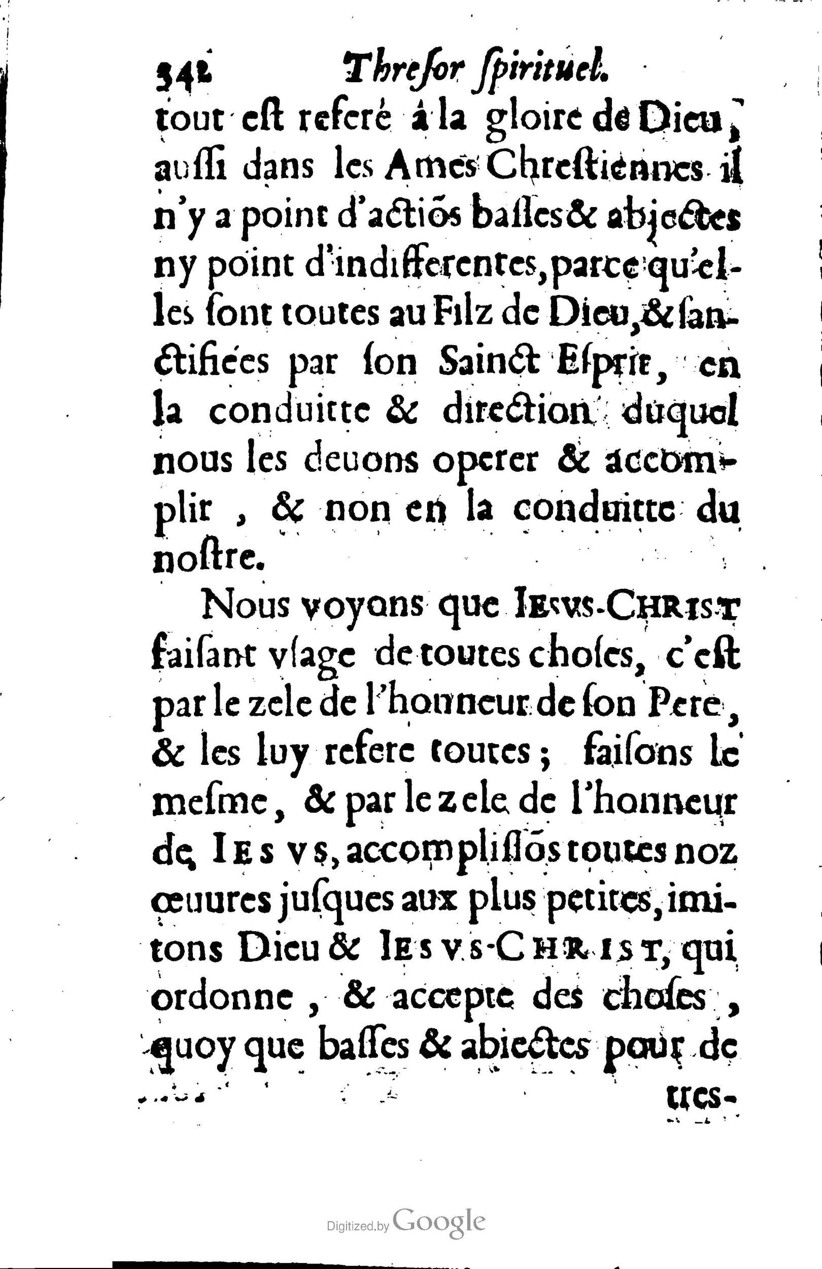 1633 - François Waudré - Trésor spirituel contenant les excellences du christianisme - BM Lyon