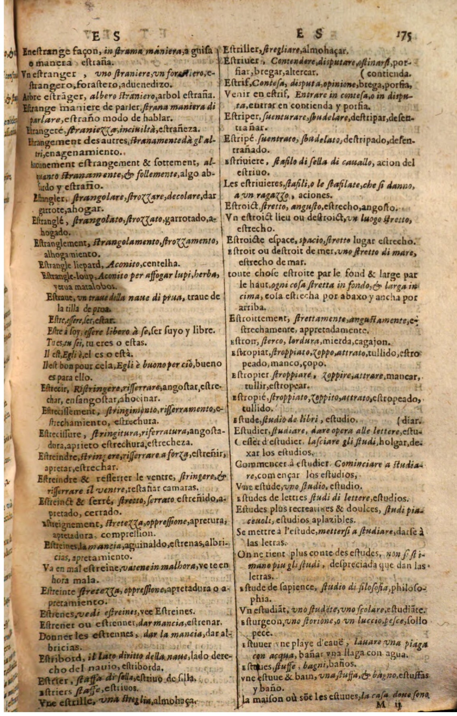 1644 - Jacques Crespin - Trésor des trois langues - Passau 1644 - Jacques Crespin - Trésor des trois langues - Passau