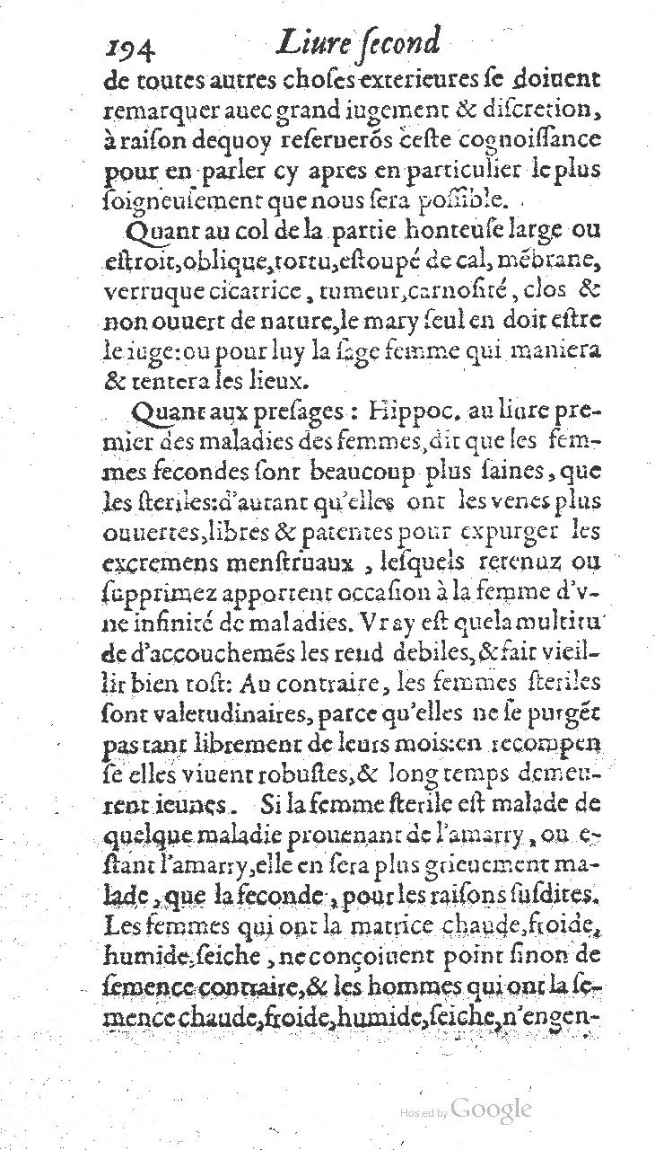1585 - Jacques du Puis - Trésor des remèdes secrets pour les maladies des femmes - BnF