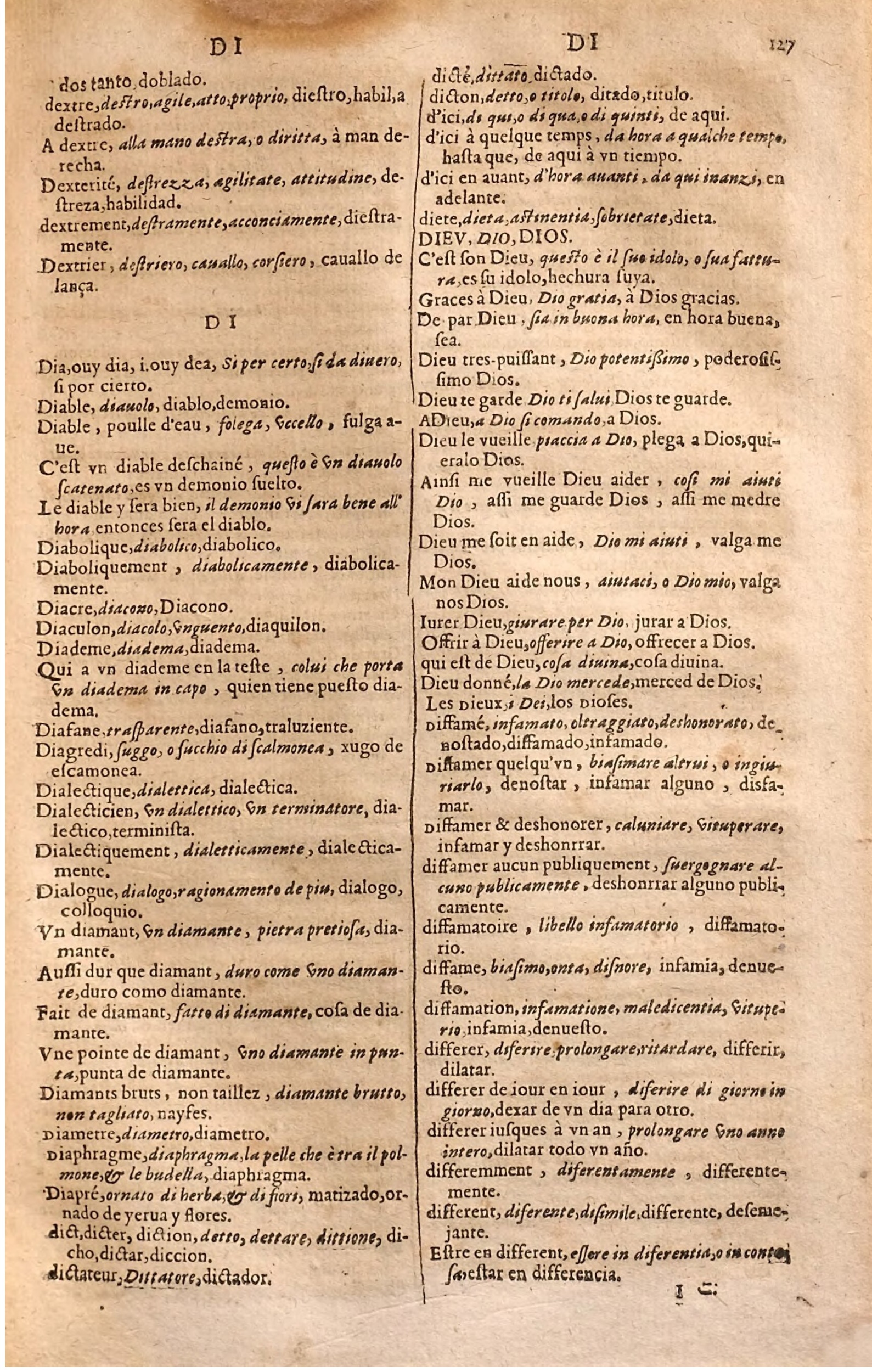 1627 - Jacques Crespin - Trésor des trois langues (Seconde partie) - Regensburg