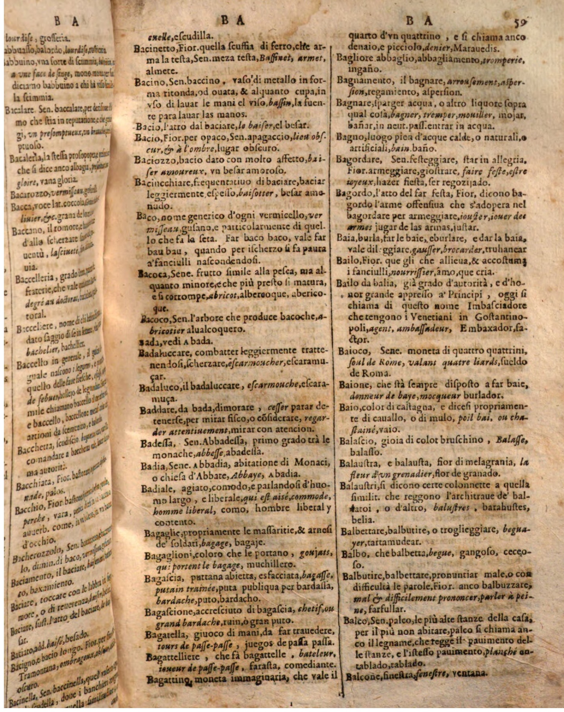 1644 - Jacques Crespin - Trésor des trois langues - Passau