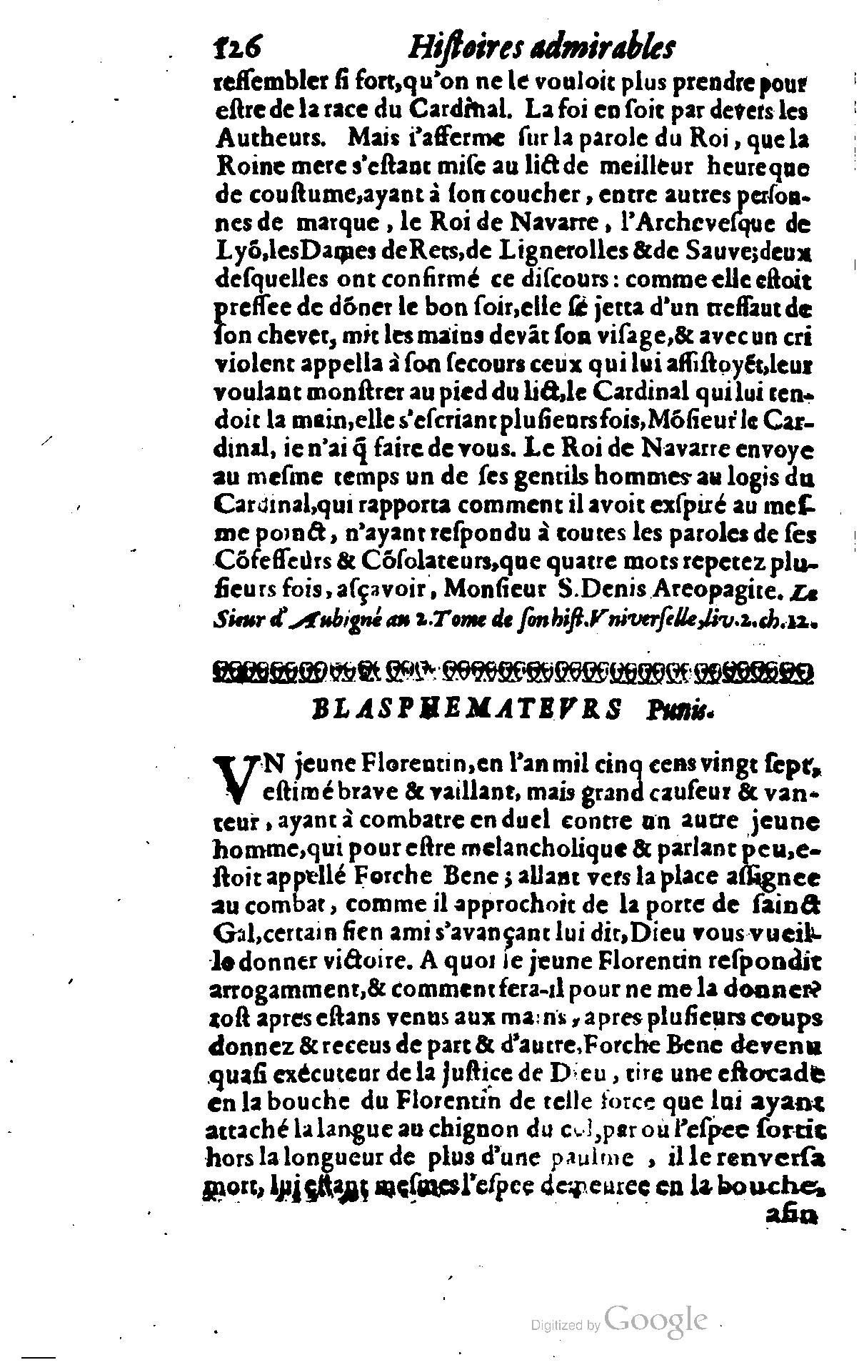 1628 - Jacques Crespin - Trésor d’histoires admirables et mémorables - BSB Munich