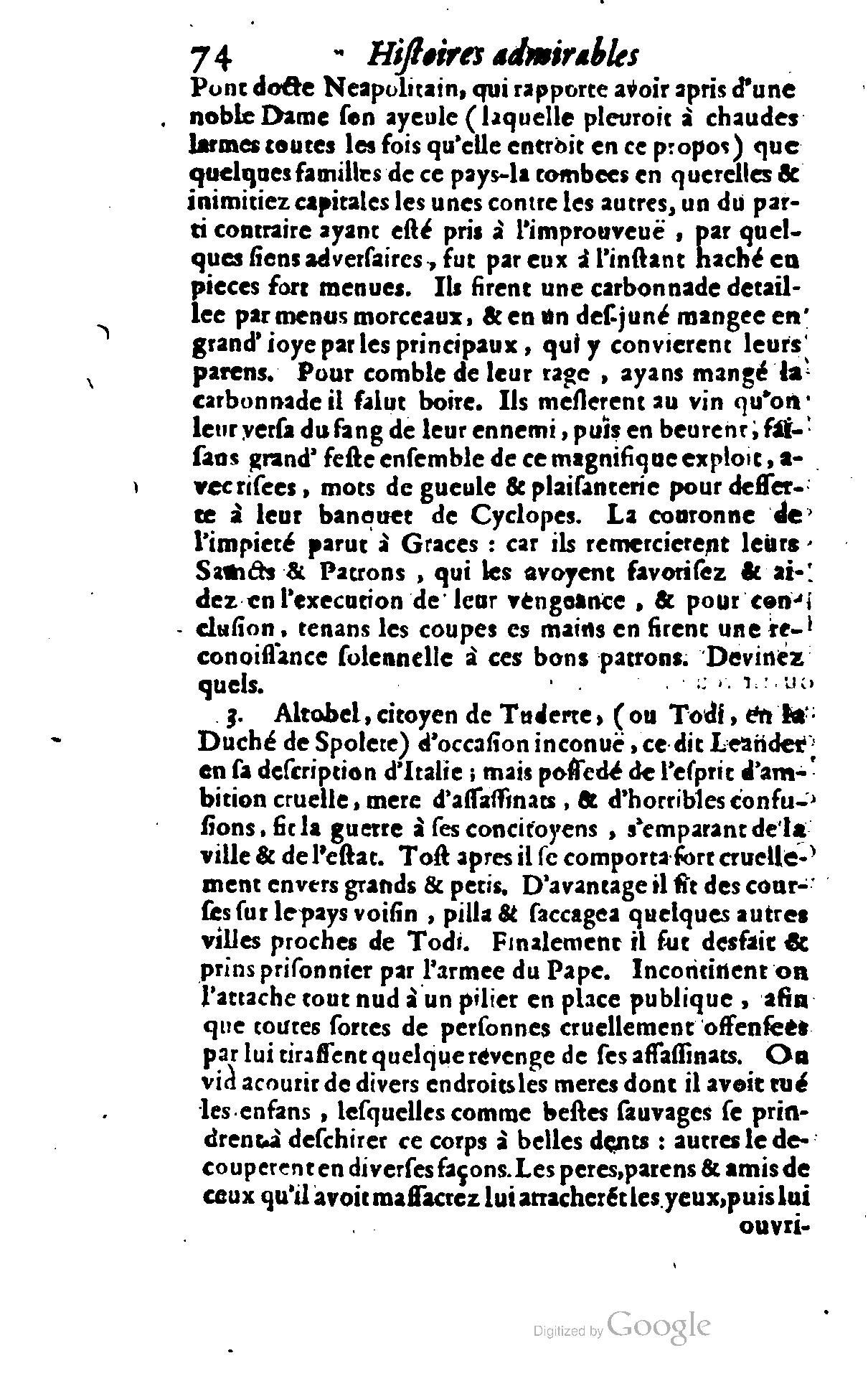 1628 - Jacques Crespin - Trésor d’histoires admirables et mémorables - BSB Munich 1628 - Jacques Crespin - Trésor d’histoires admirables et mémorables - BSB Munich