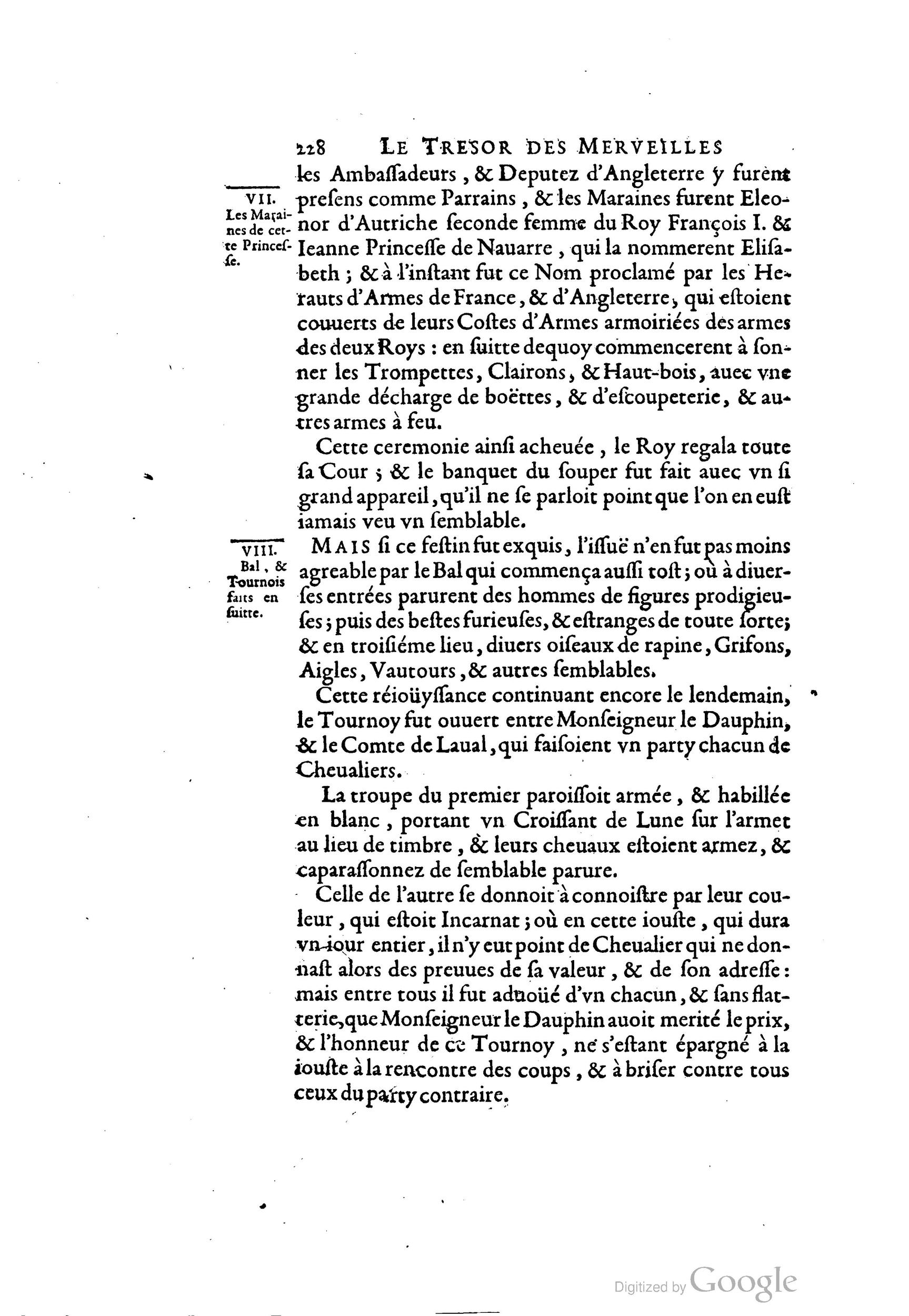 1642 - Sébastien Cramoisy - Trésor des merveilles de la maison royale de Fontainebleau - BM Lyon