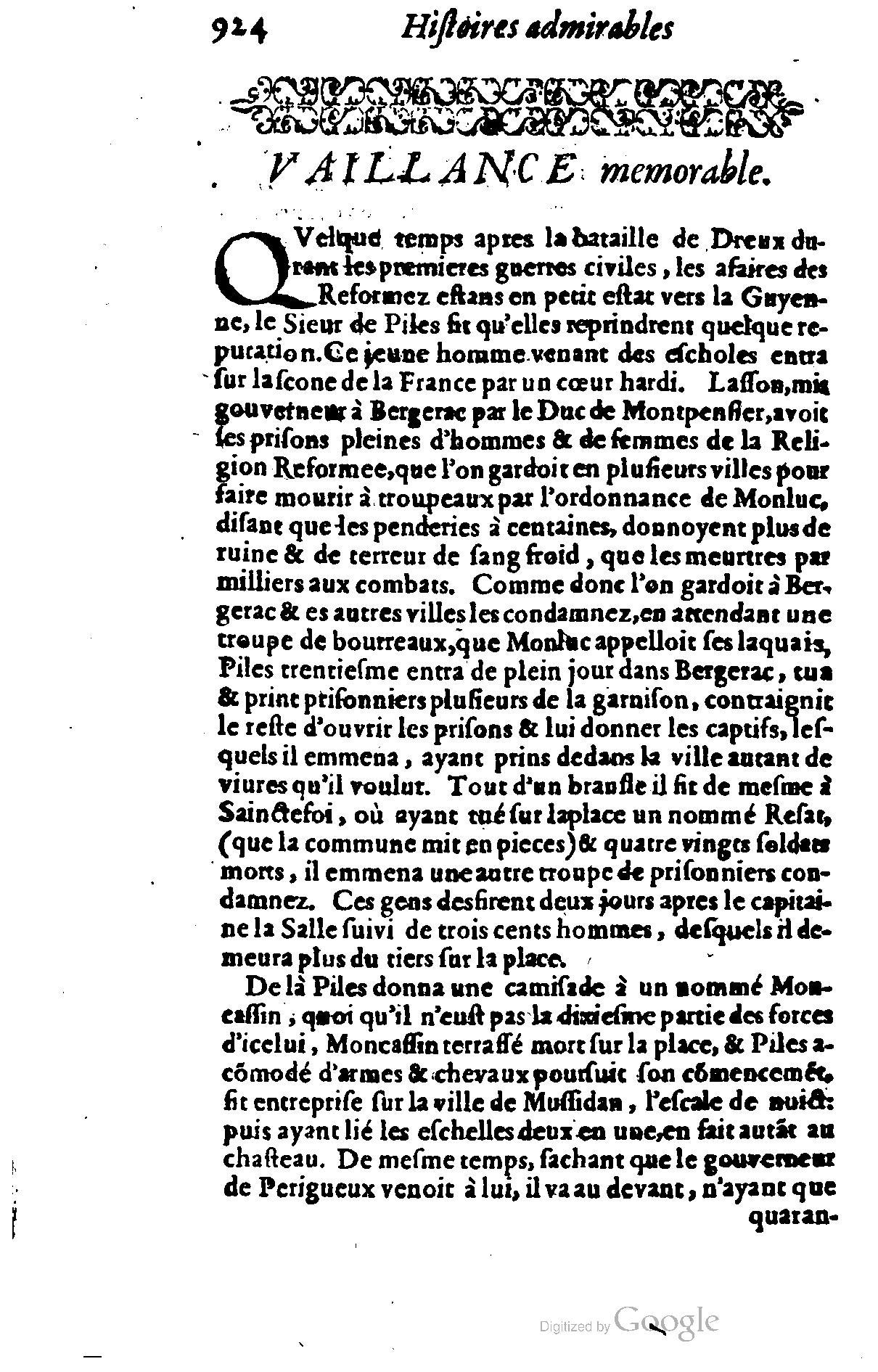 1628 - Jacques Crespin - Trésor d’histoires admirables et mémorables - BSB Munich