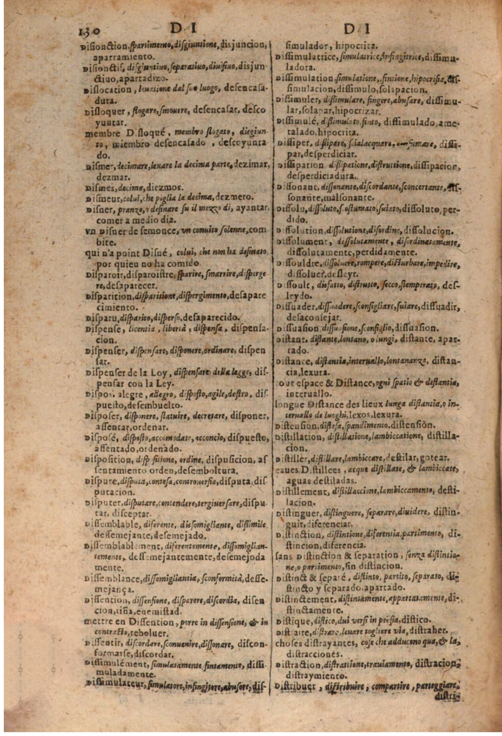 1637 - Jacques Crespin - Trésor des trois langues (Trois parties) - BSB Munich
